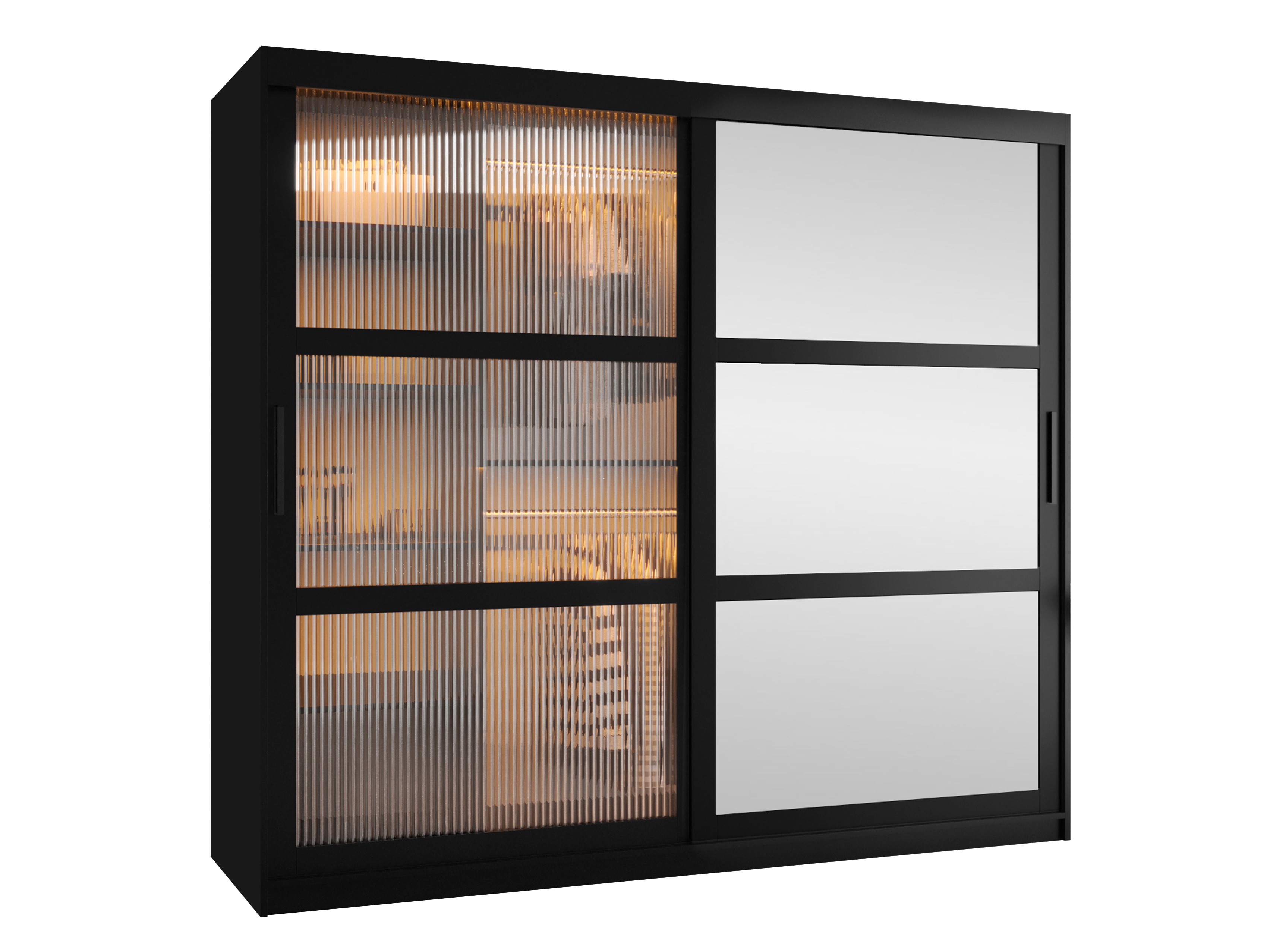 Gardróbszekrény Hartford 576 (Fekete)