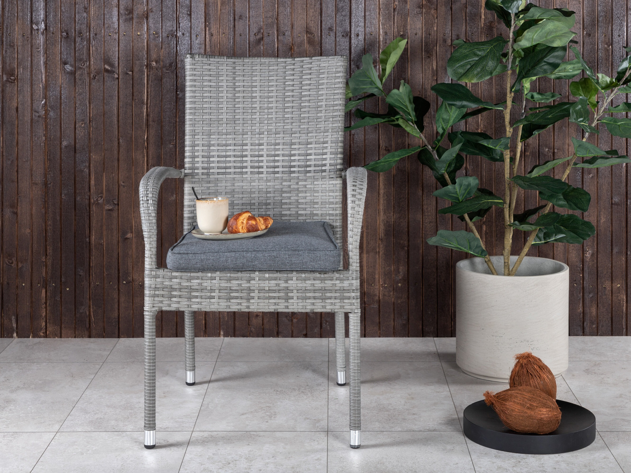 Kerti szék Dallas 736 (Szürke)