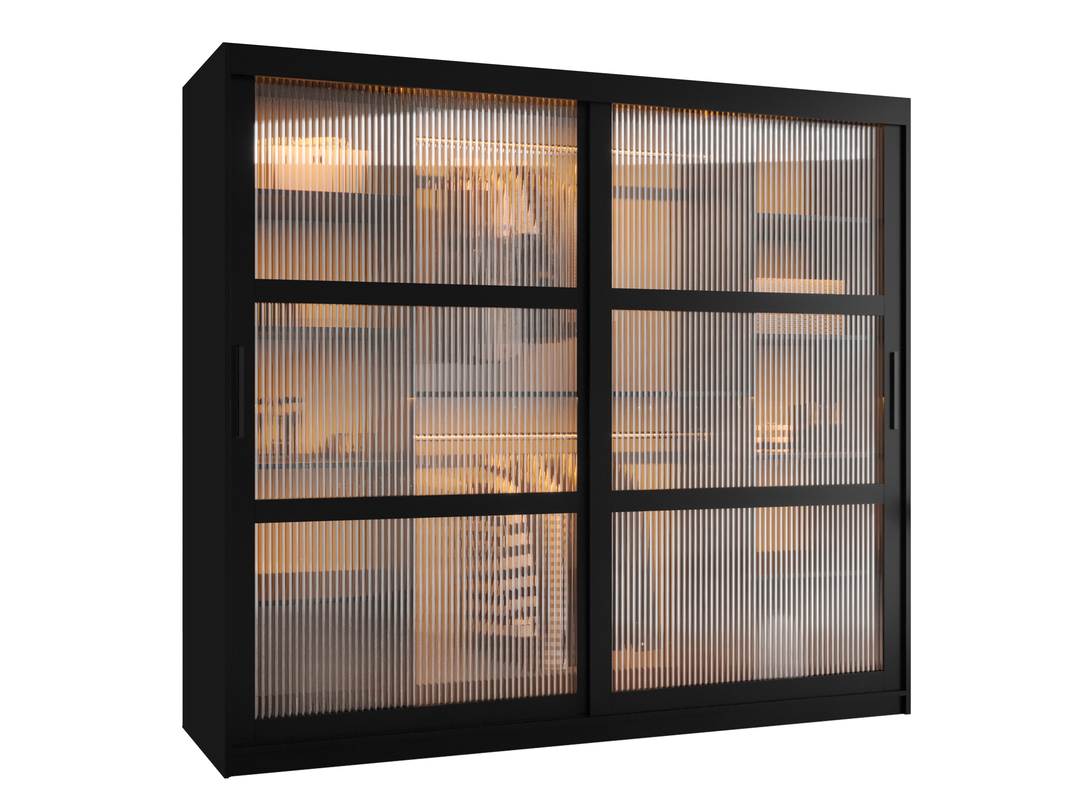 Gardróbszekrény Hartford 575 (Fekete)