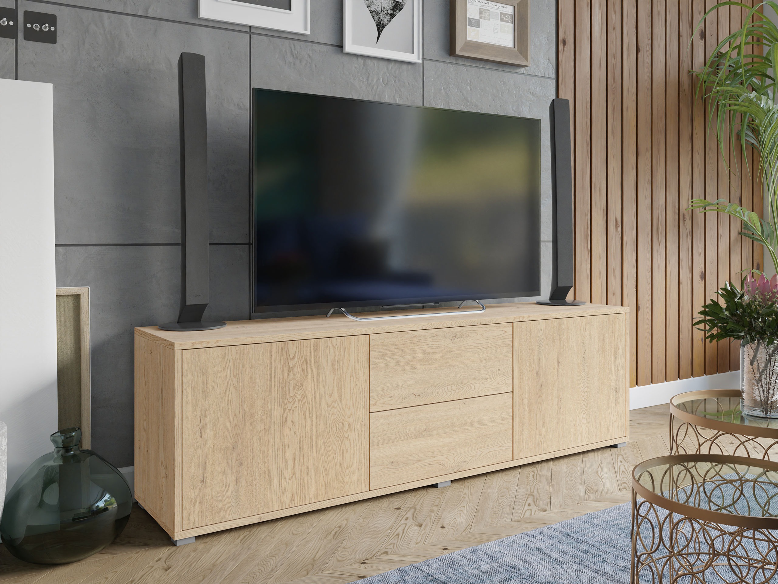 TV-állvány Comfivo Tutela (Tölgy)