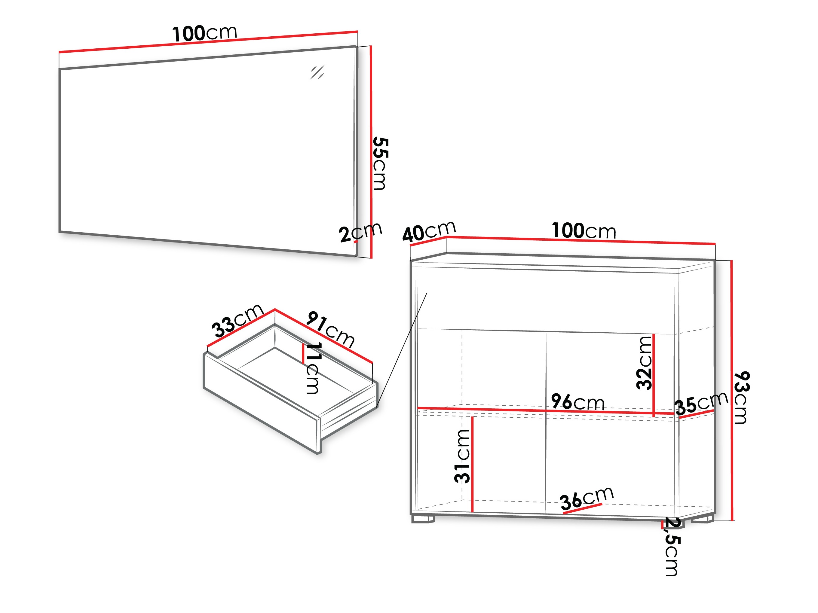 Előszoba garnitúra Comfivo Fersoe 116 (Tölgy)