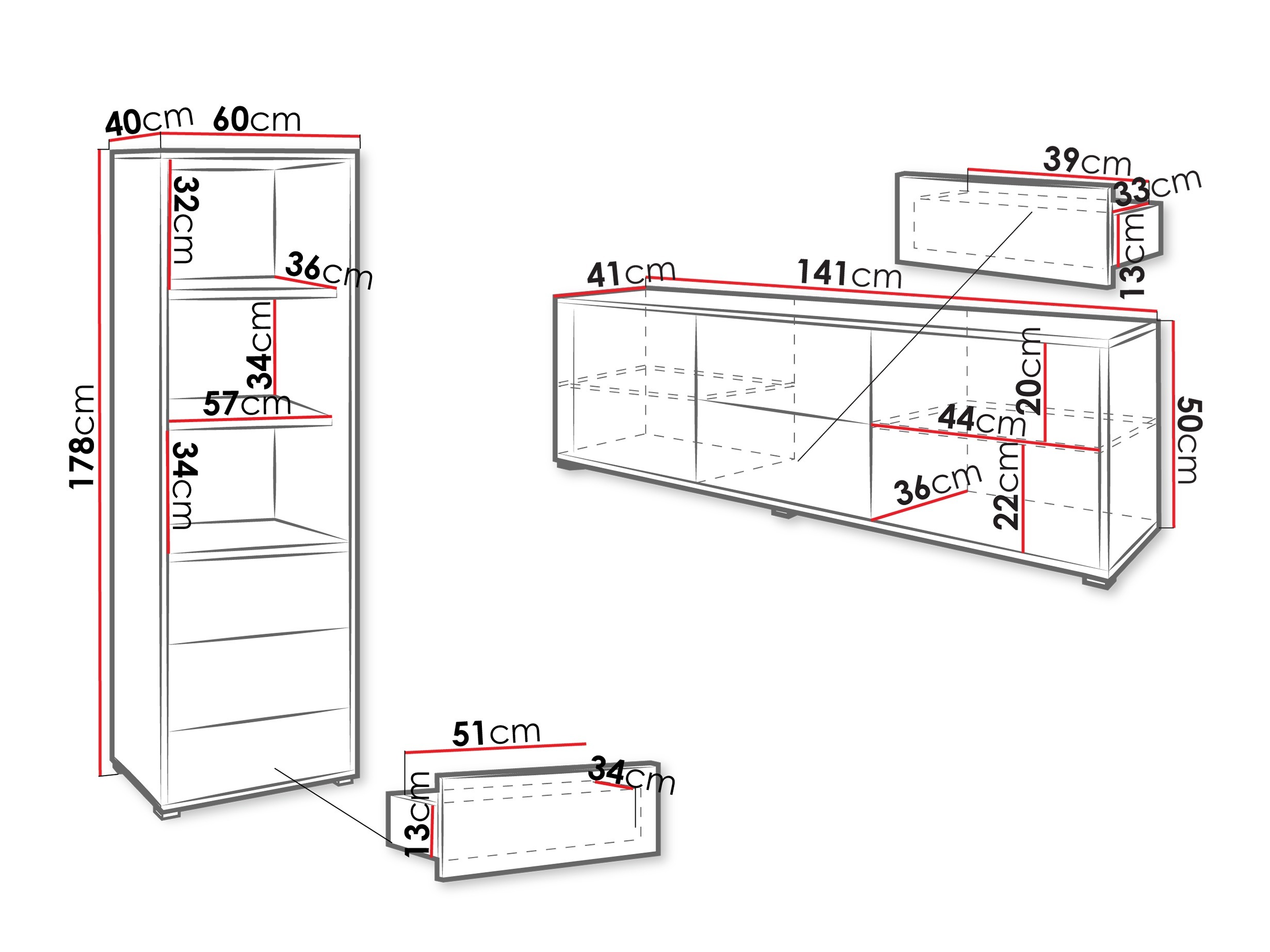Nappali szett Comfivo Fersoe 111 (Tölgy)