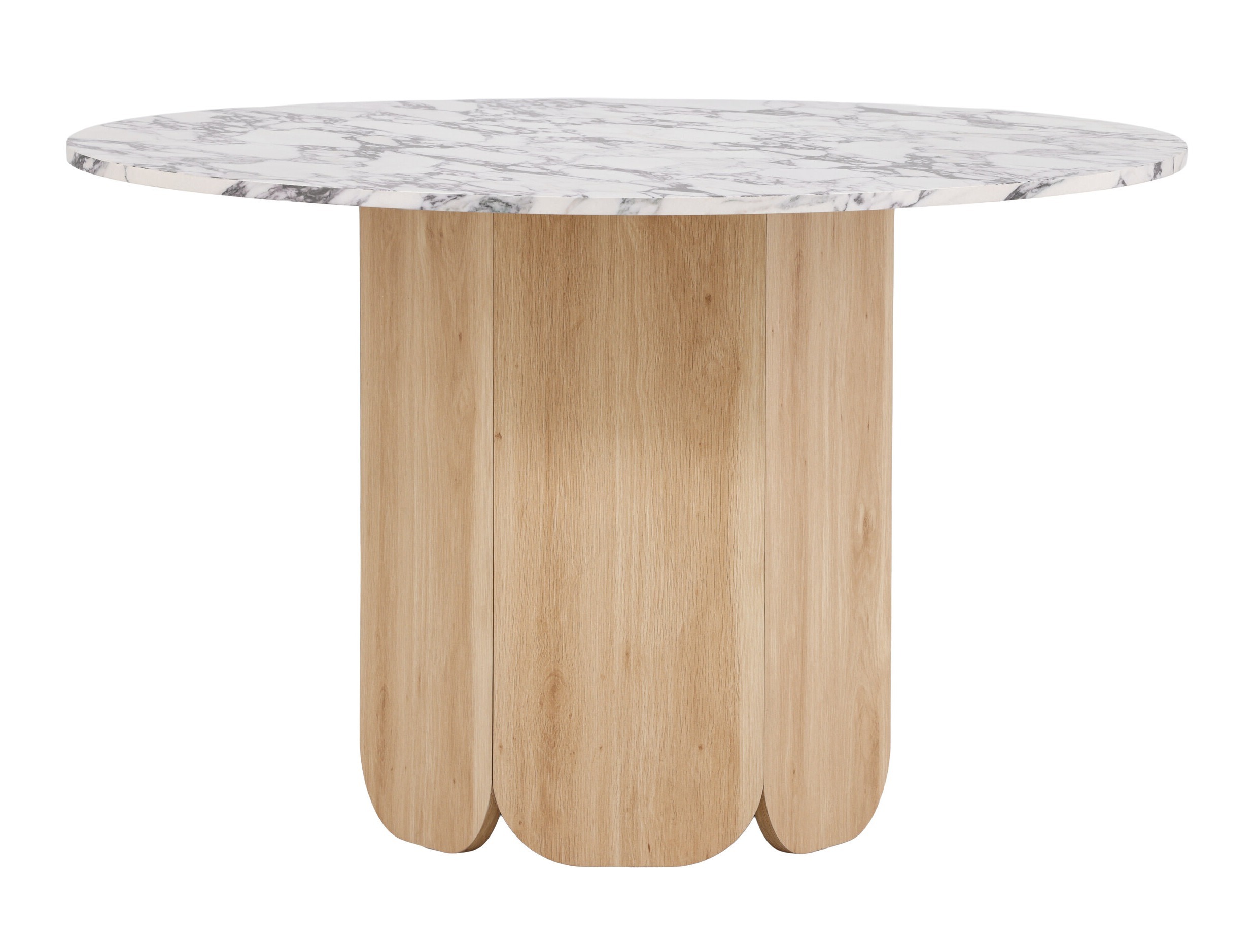 Asztal Dallas 4894 (Szürke márvány + Világosbarna)