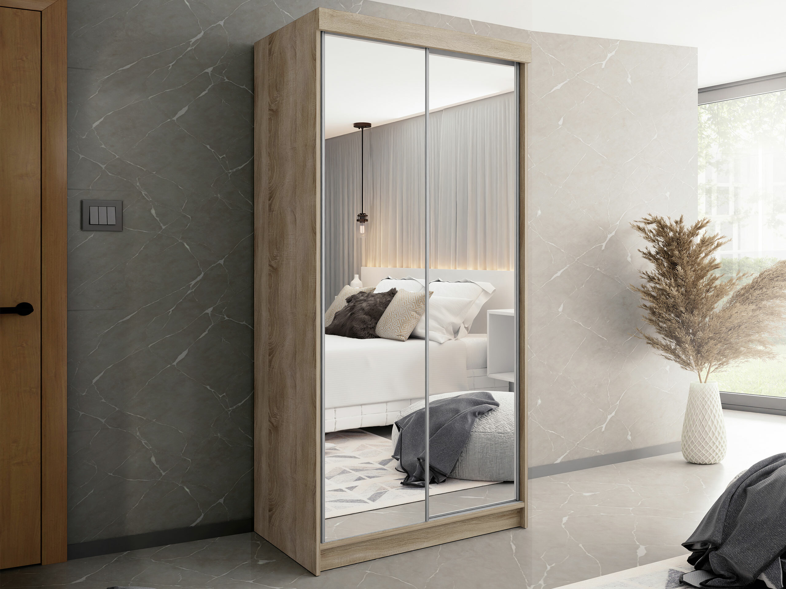 Gardróbszekrény Dover 102 (Sonoma tölgy)