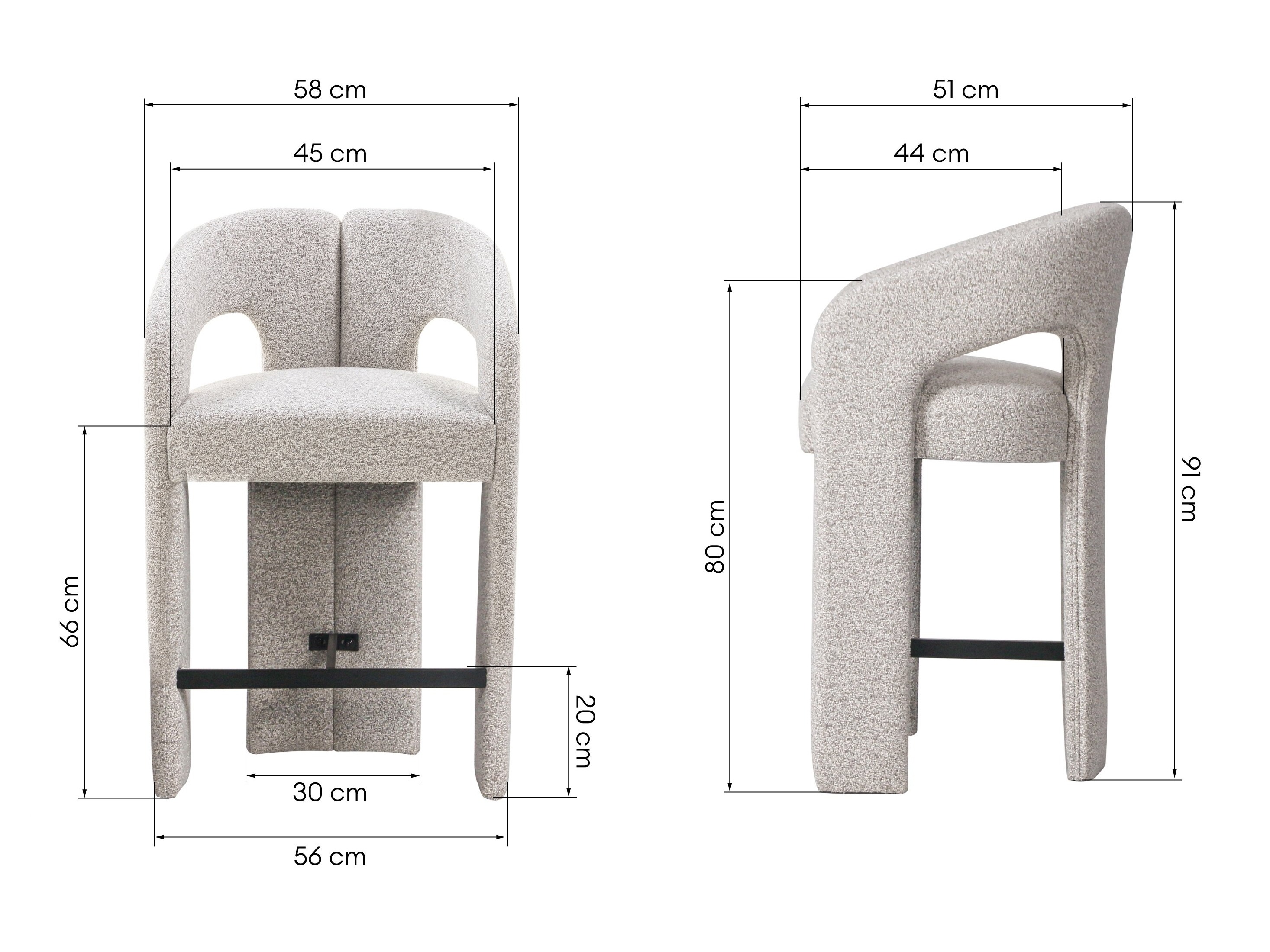 Bárszék Burleson 566 (Szürkés bézs)