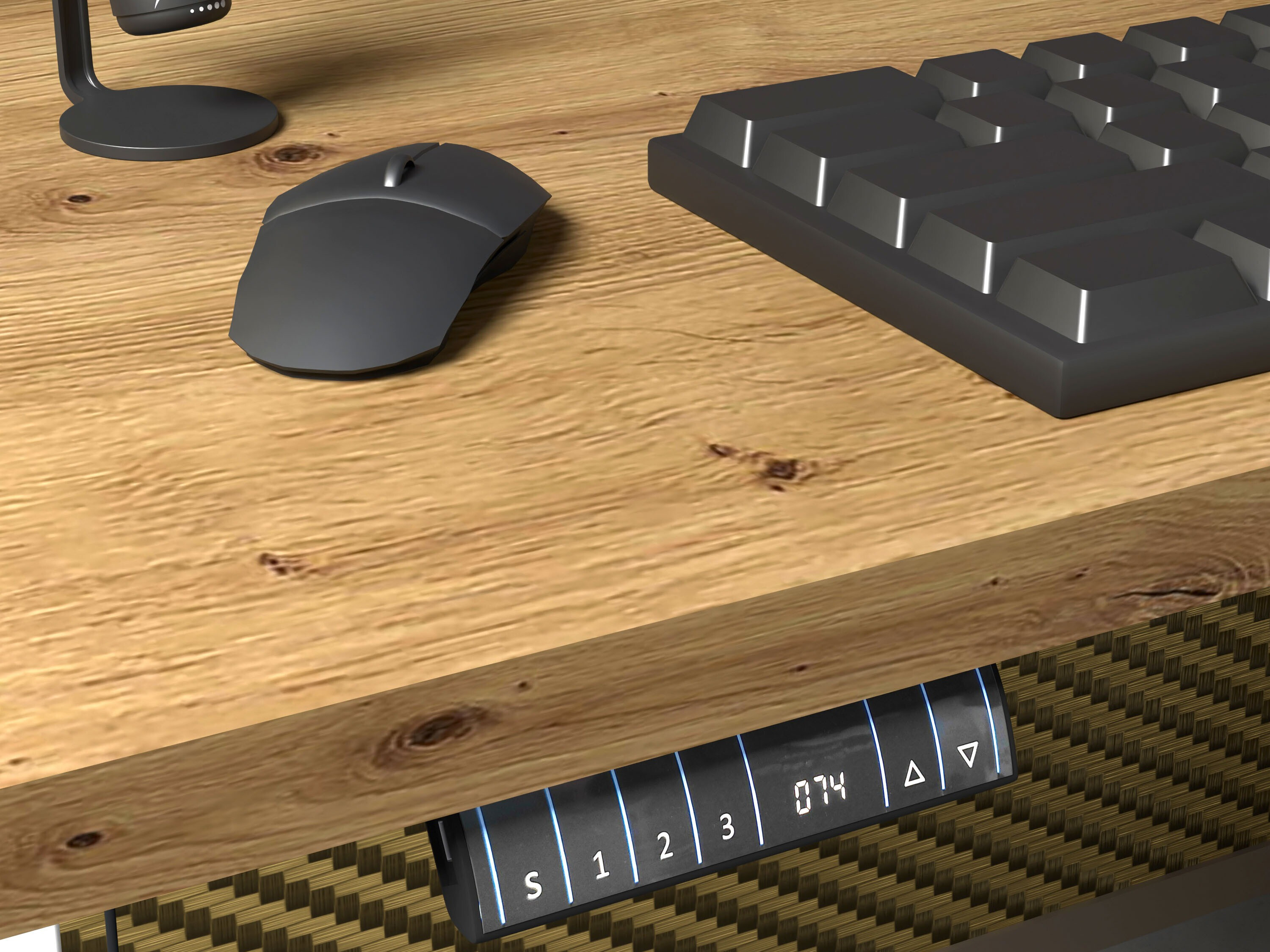 Állítható magasságú íróasztal Buffalo 184 (Fehér)