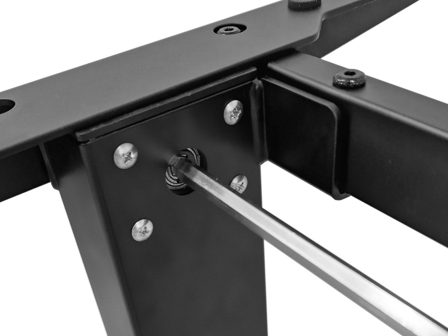 Állítható magasságú íróasztal Buffalo 184 (Fekete)