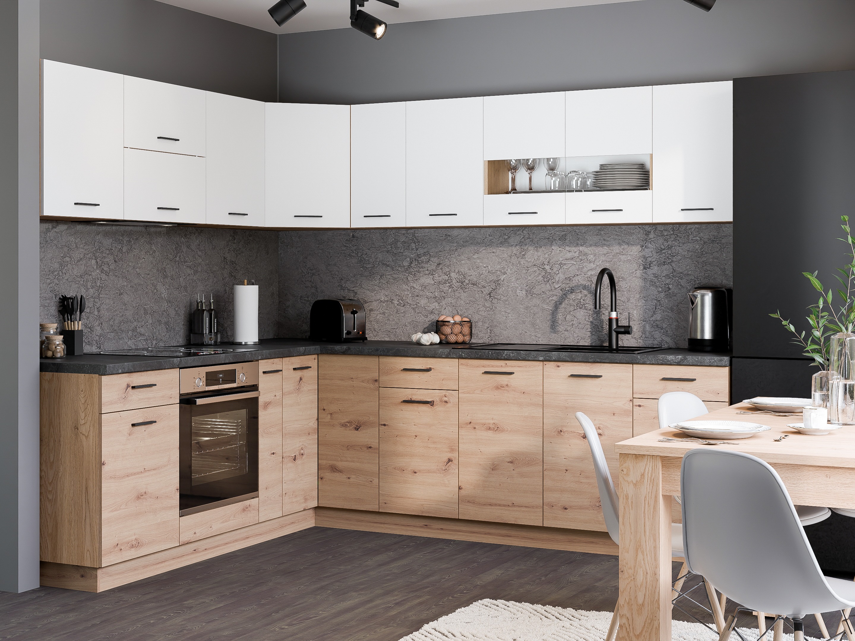 Moduláris mosogató szekrény ajtókkal Ati Artisan 110