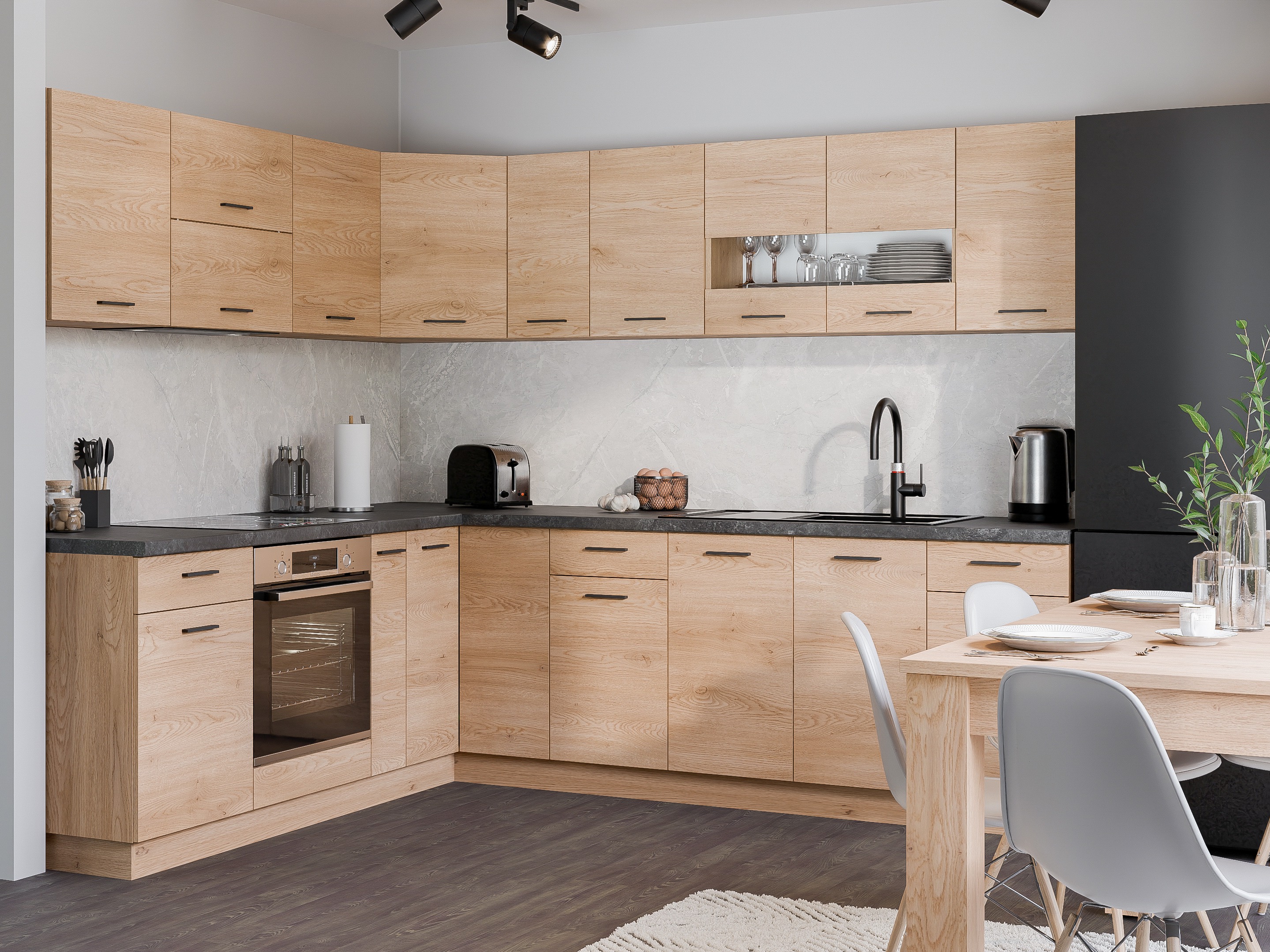 Moduláris fali sarokszekrény Ati Torro 110