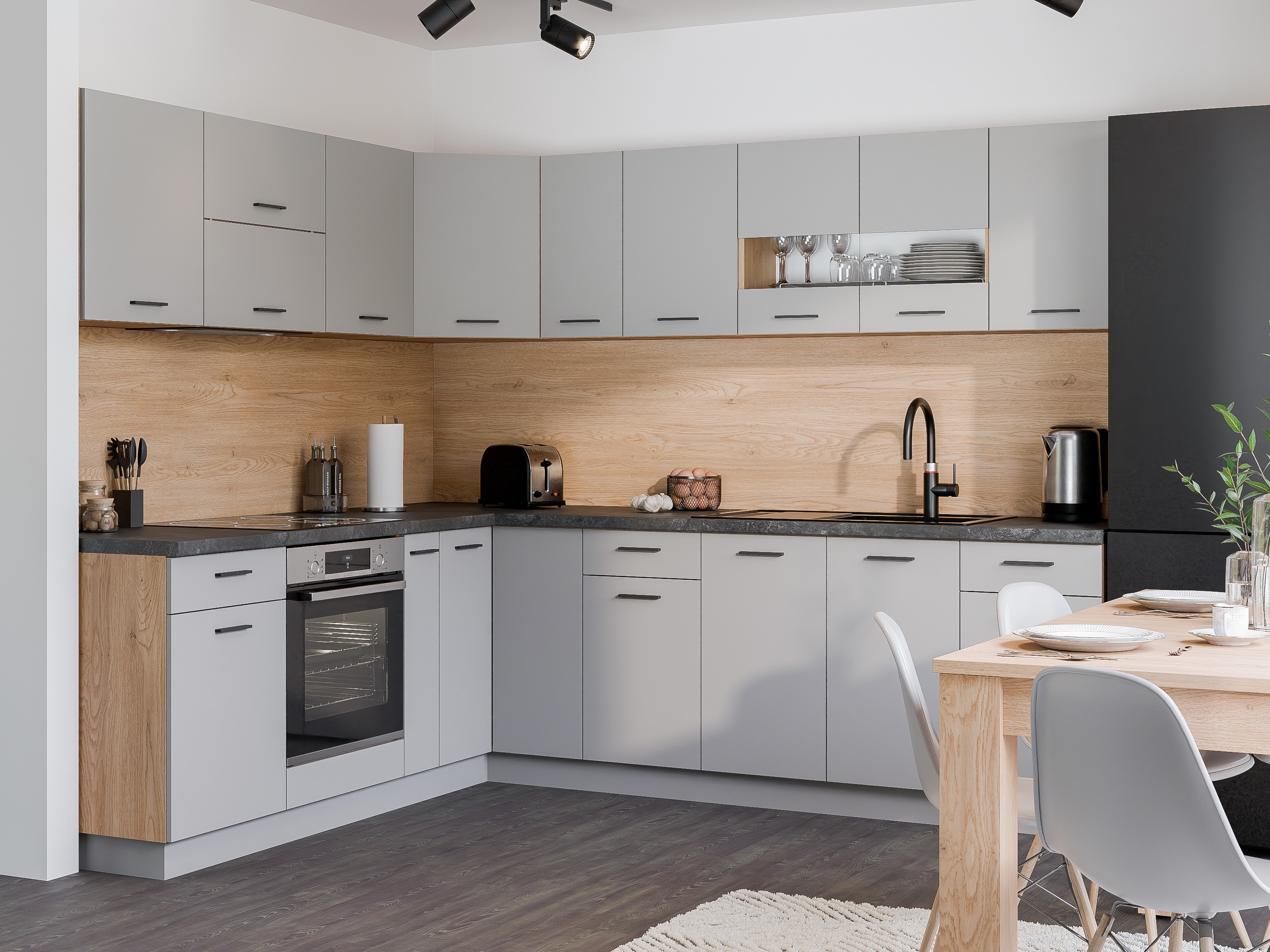 Moduláris fali szekrény Ati Grey 115