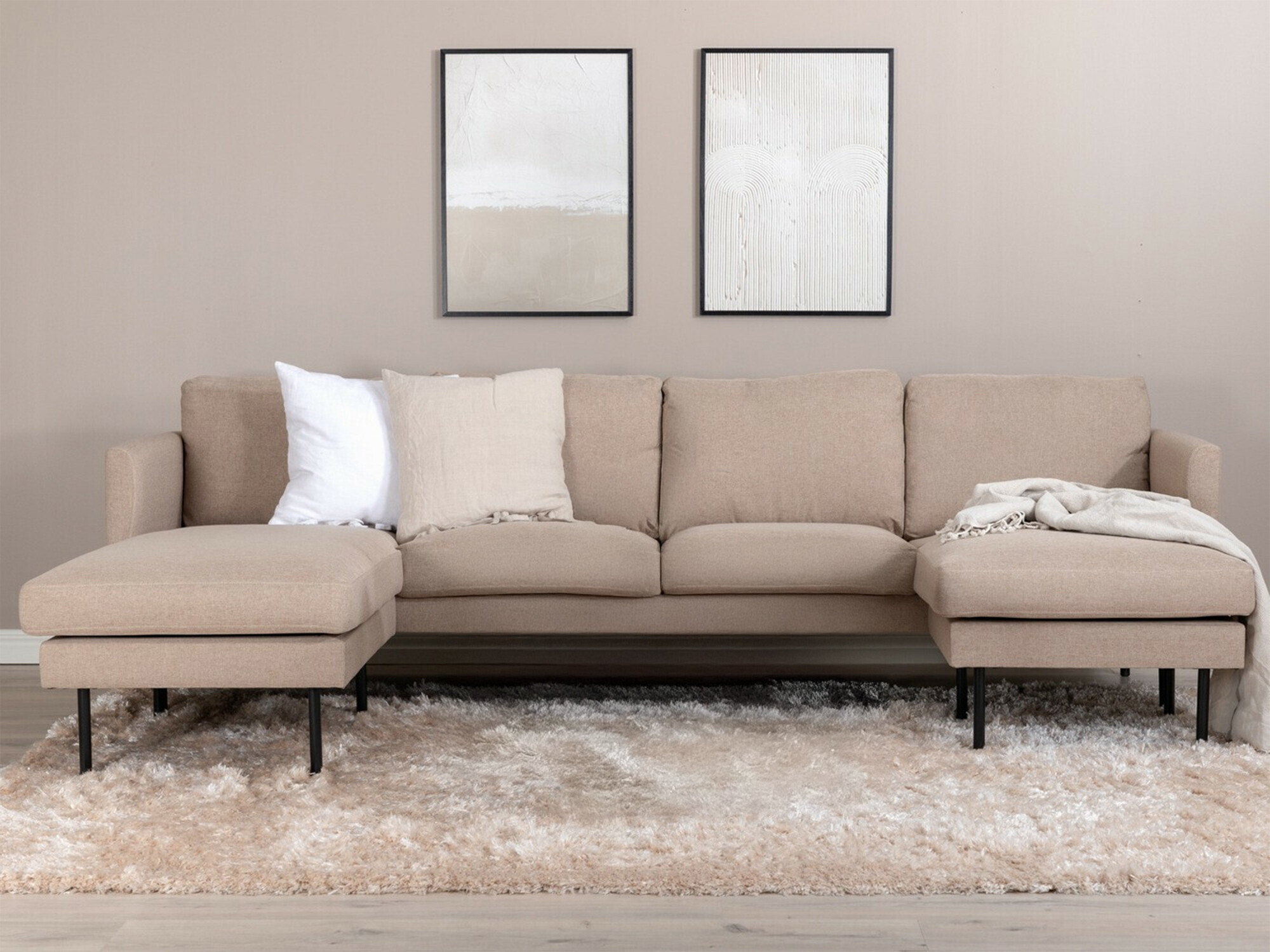 Sarokkanapé Fercame 102 (Barna + Fekete)