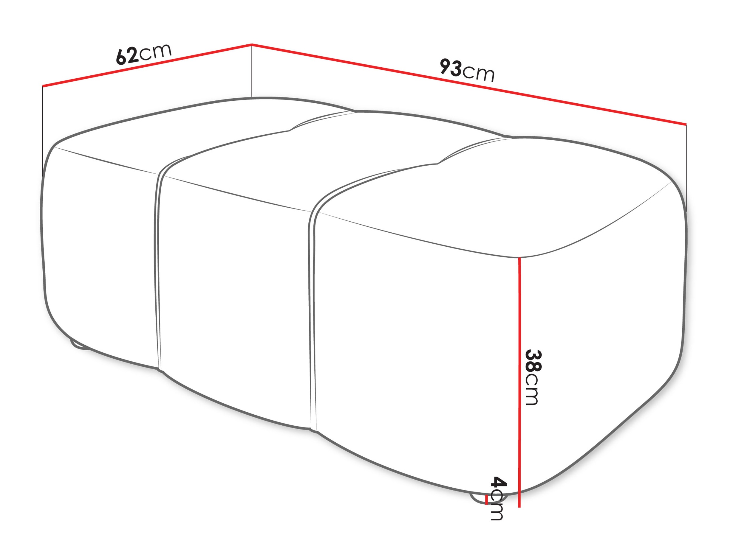 Kárpitozott pad Comfivo Laurus (Velo 621)