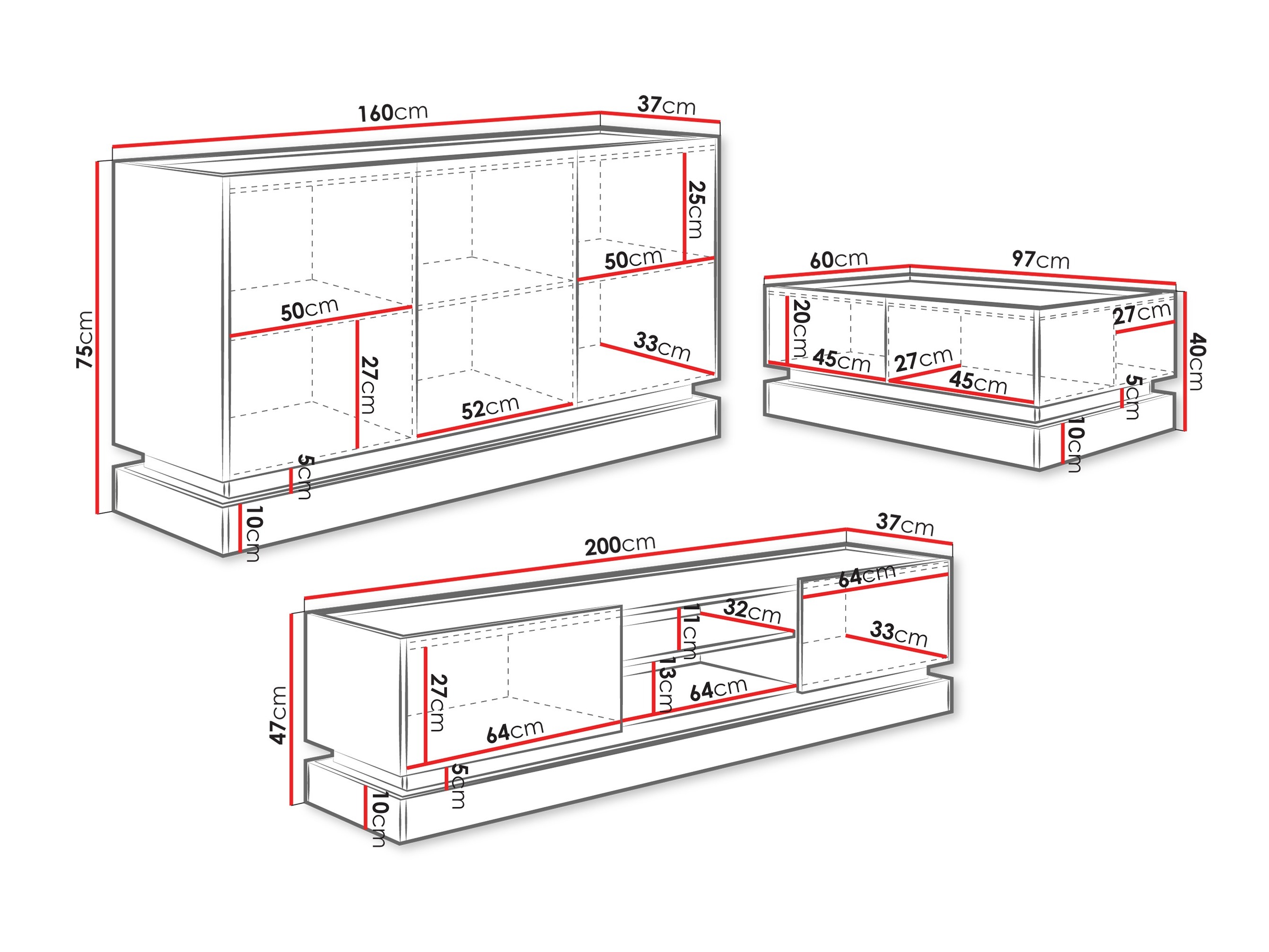 Nappali szett Comfivo Dalvenu 104 (Világosbarna + Tölgy)