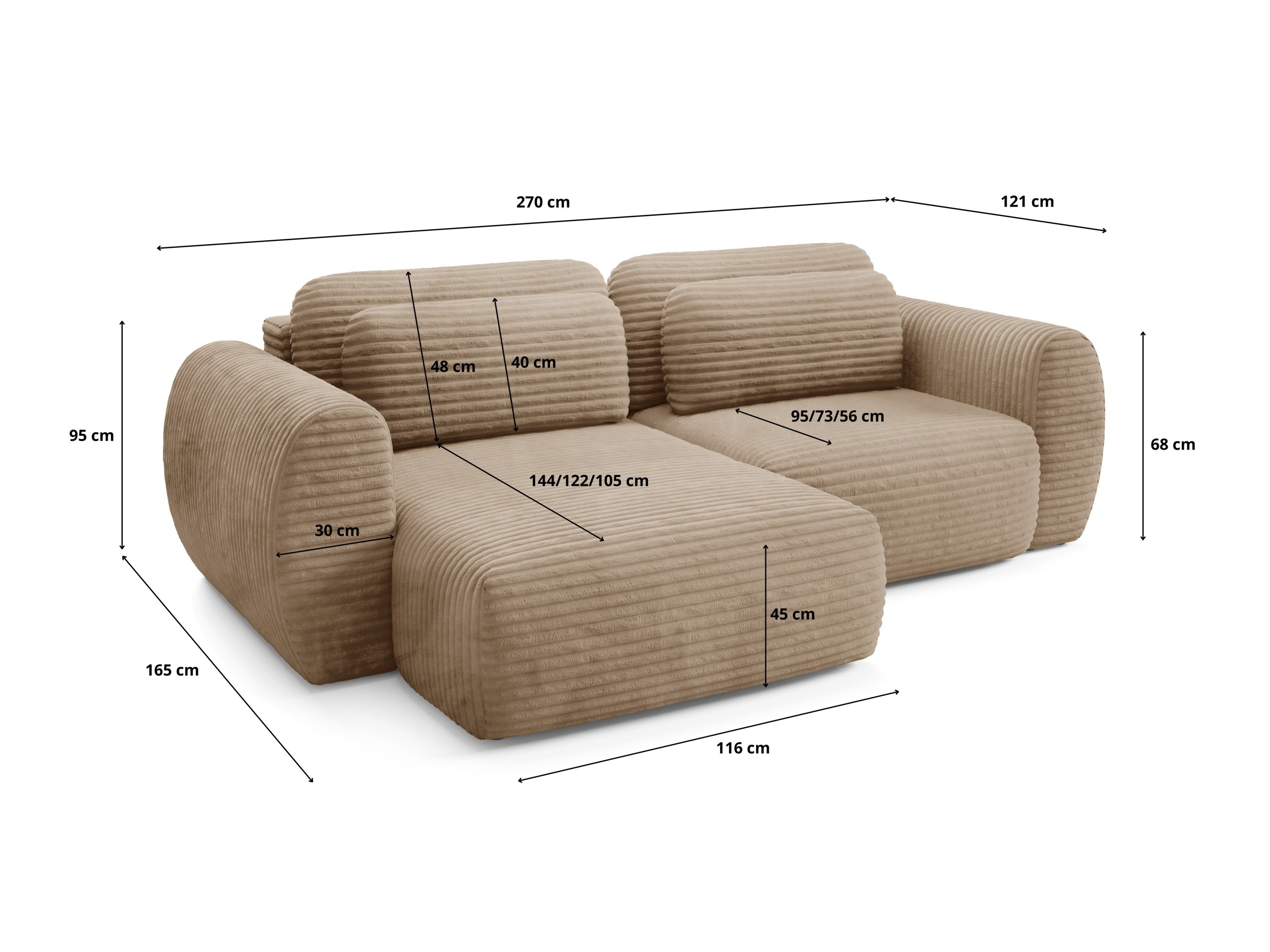 Sarokkanapé Franklin 192 (Ambience 19)