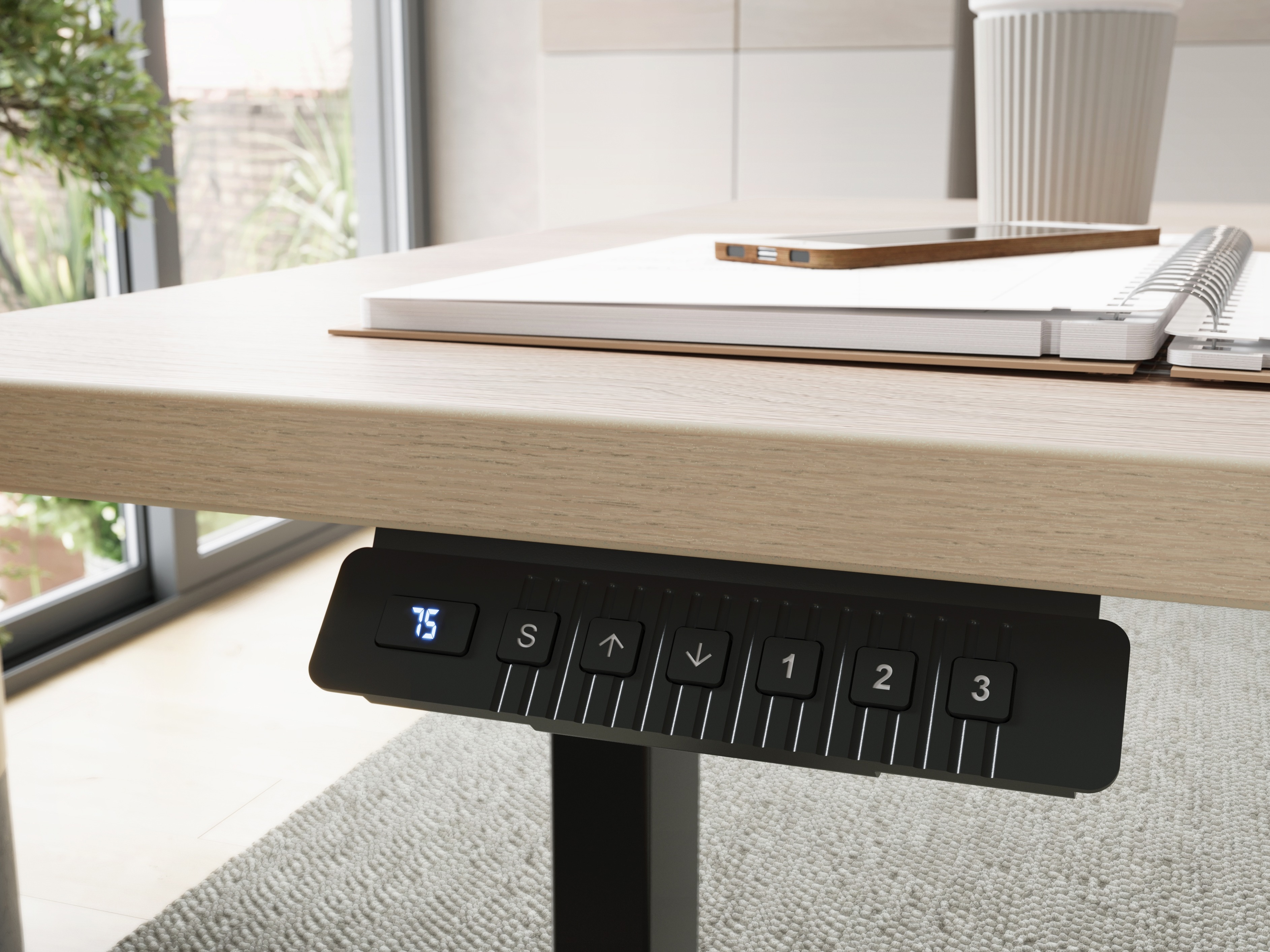 Állítható magasságú íróasztal Elbcali 101