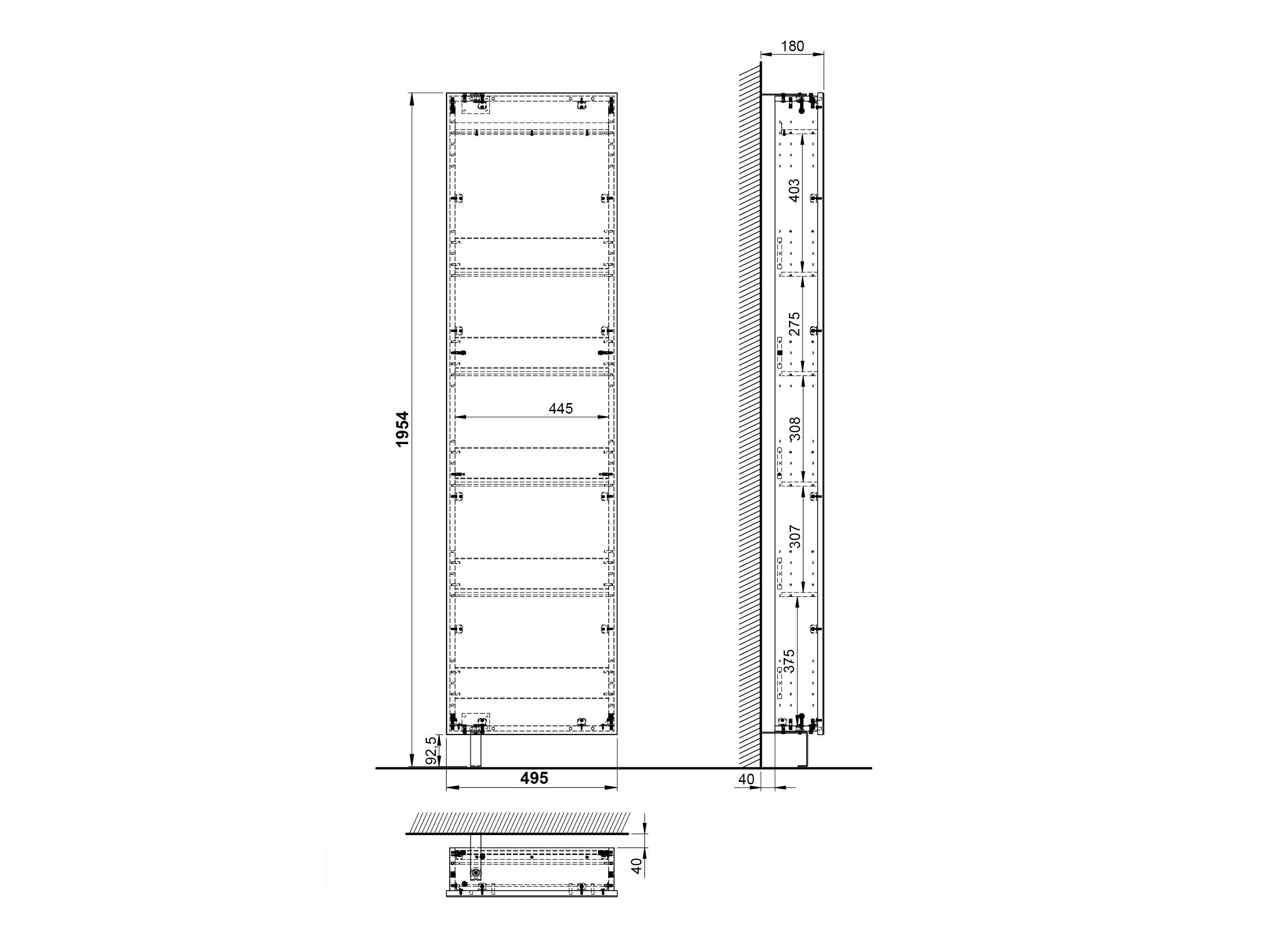 Cipőtároló Sacramento 119 (Fehér)