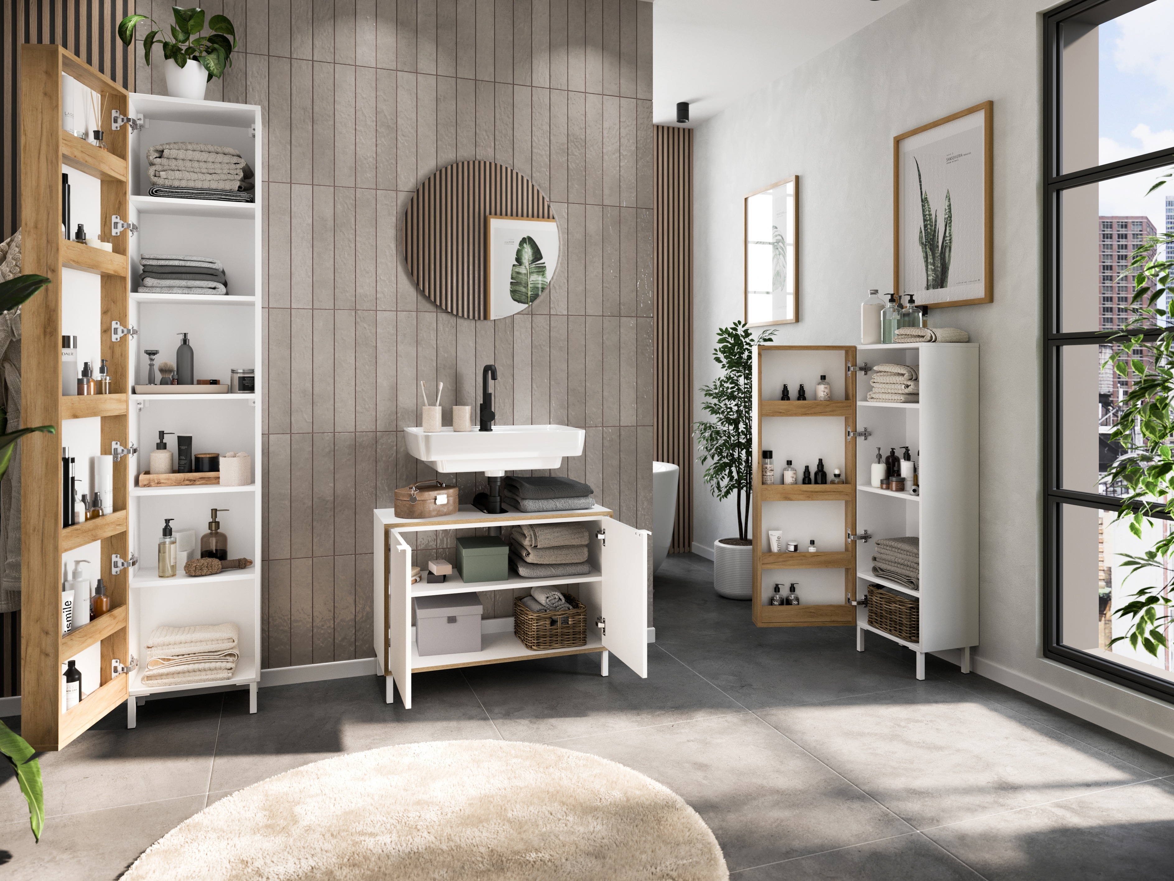 Fürdőszobai garnitúra Fenetro 103