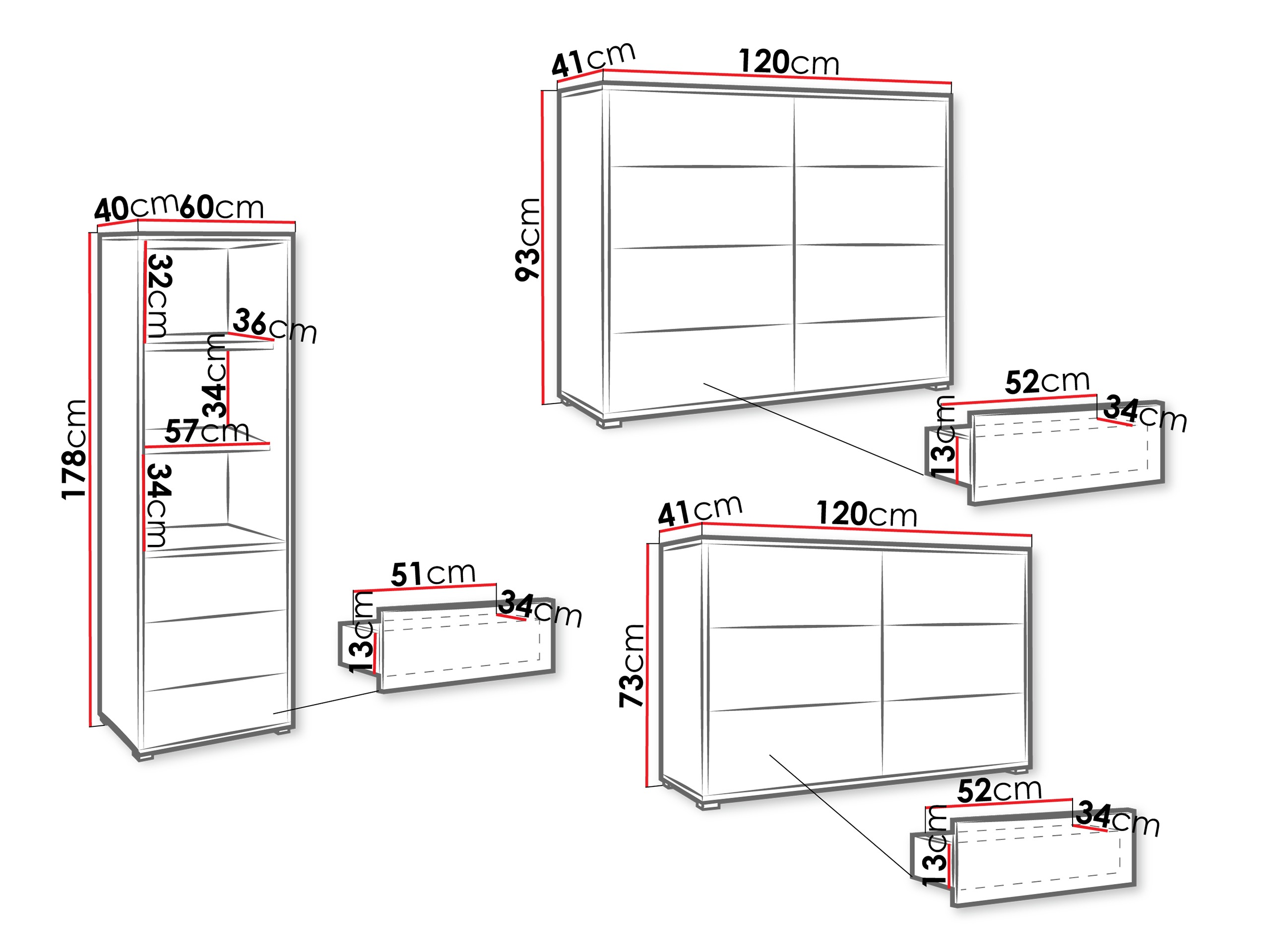Nappali szett Comfivo Fersoe 107 (Fehér)