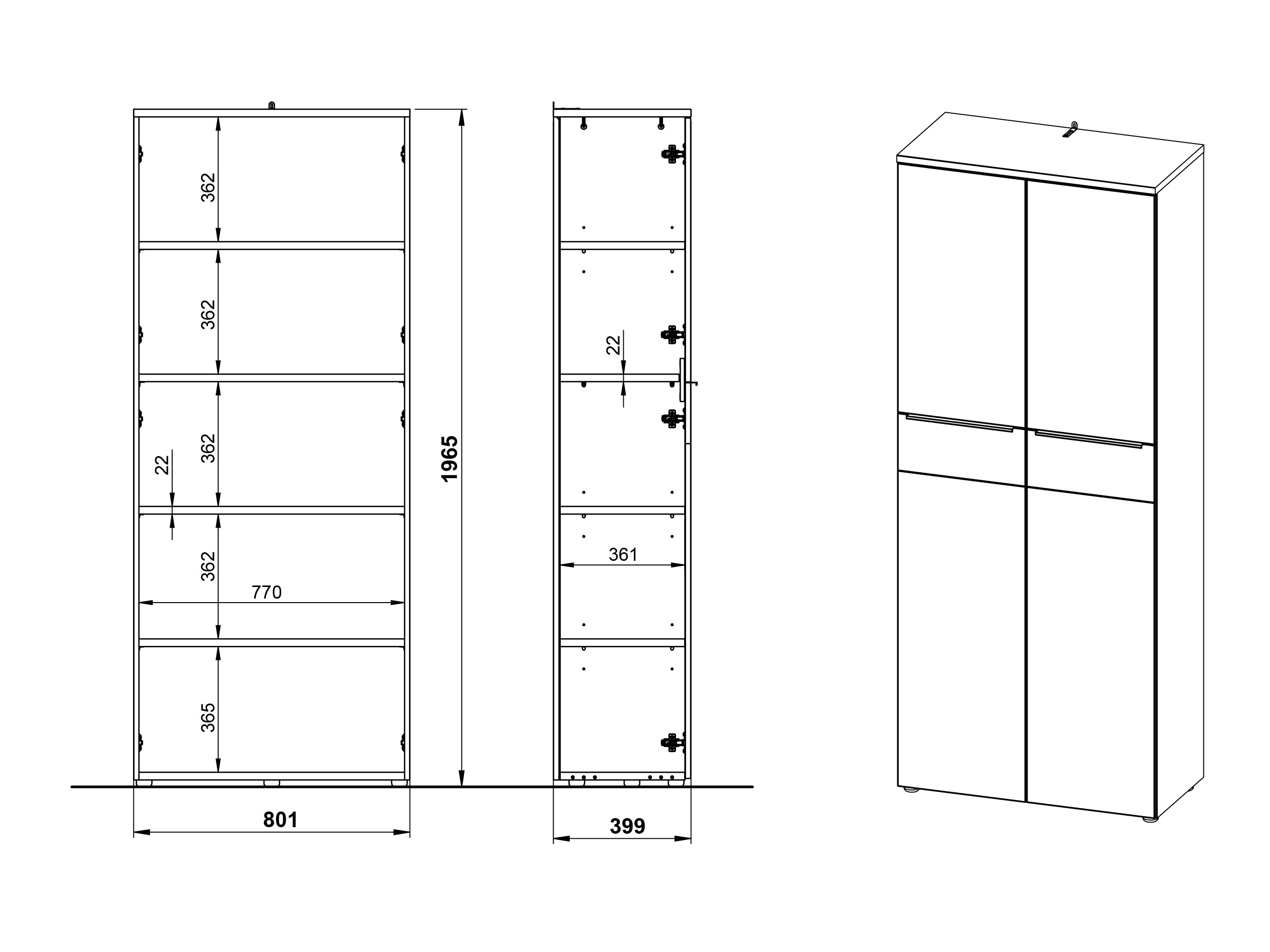 Otthoni iroda készlet Elbcali 107