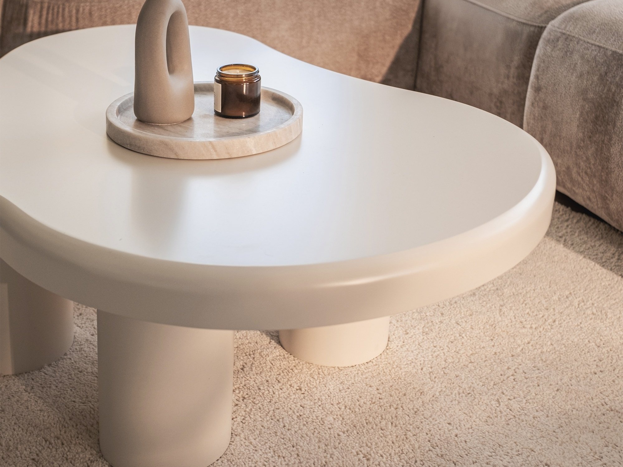 Dohányzóasztal Burleson 461 (Fehér)