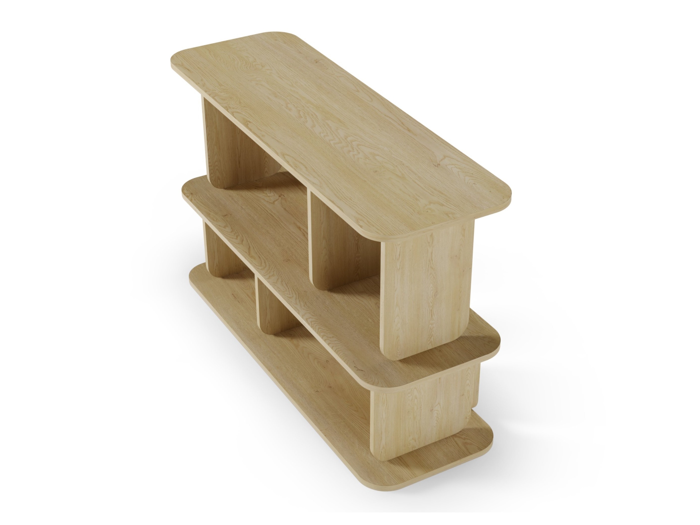 Könyvespolc Burleson 462 (Torro tölgy)