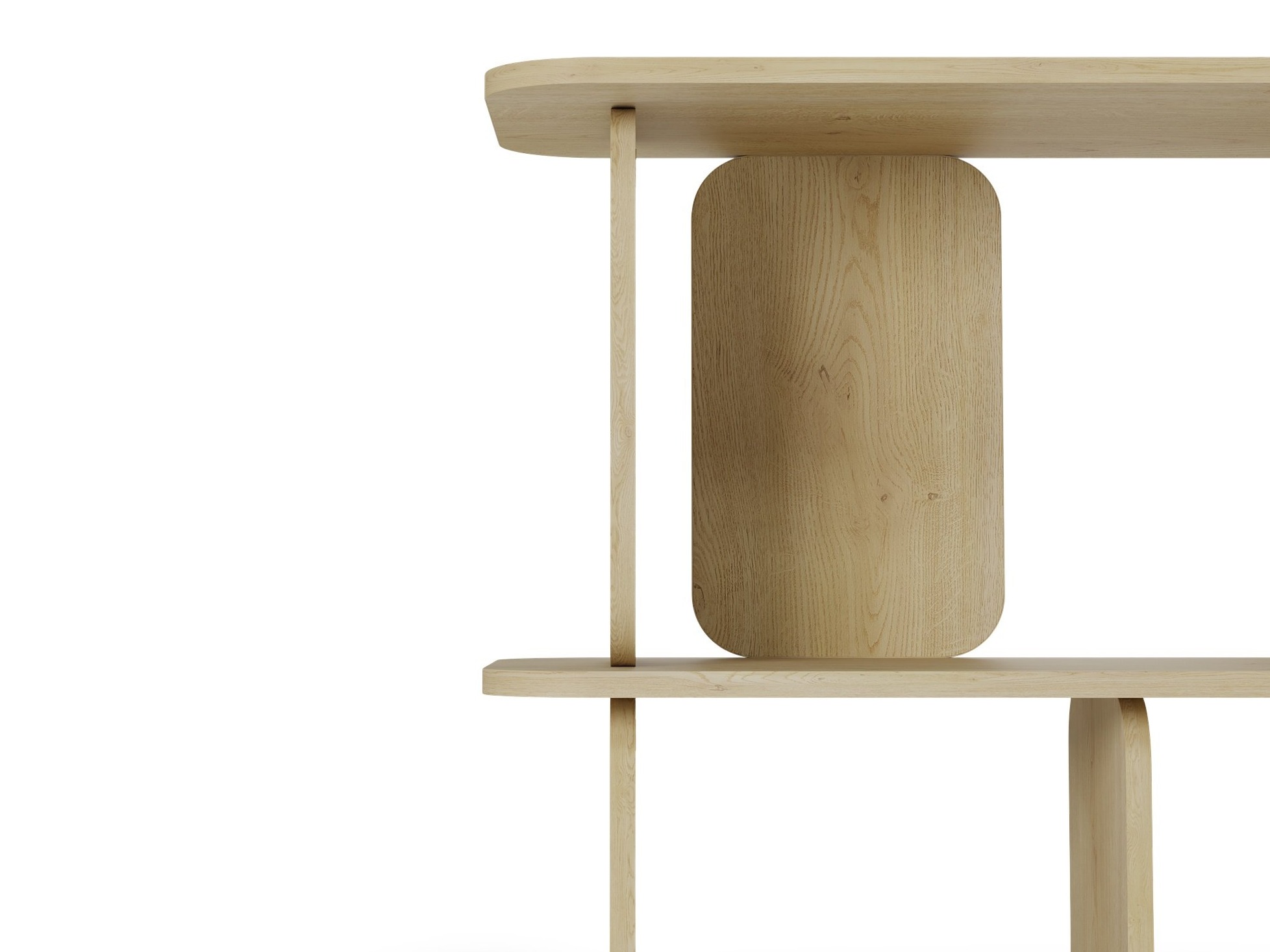 Könyvespolc Burleson 462 (Torro tölgy)