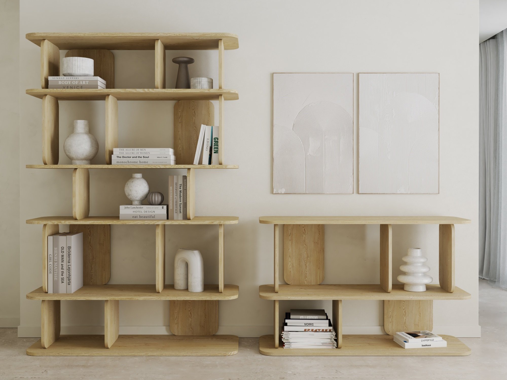 Könyvespolc Burleson 462 (Torro tölgy)