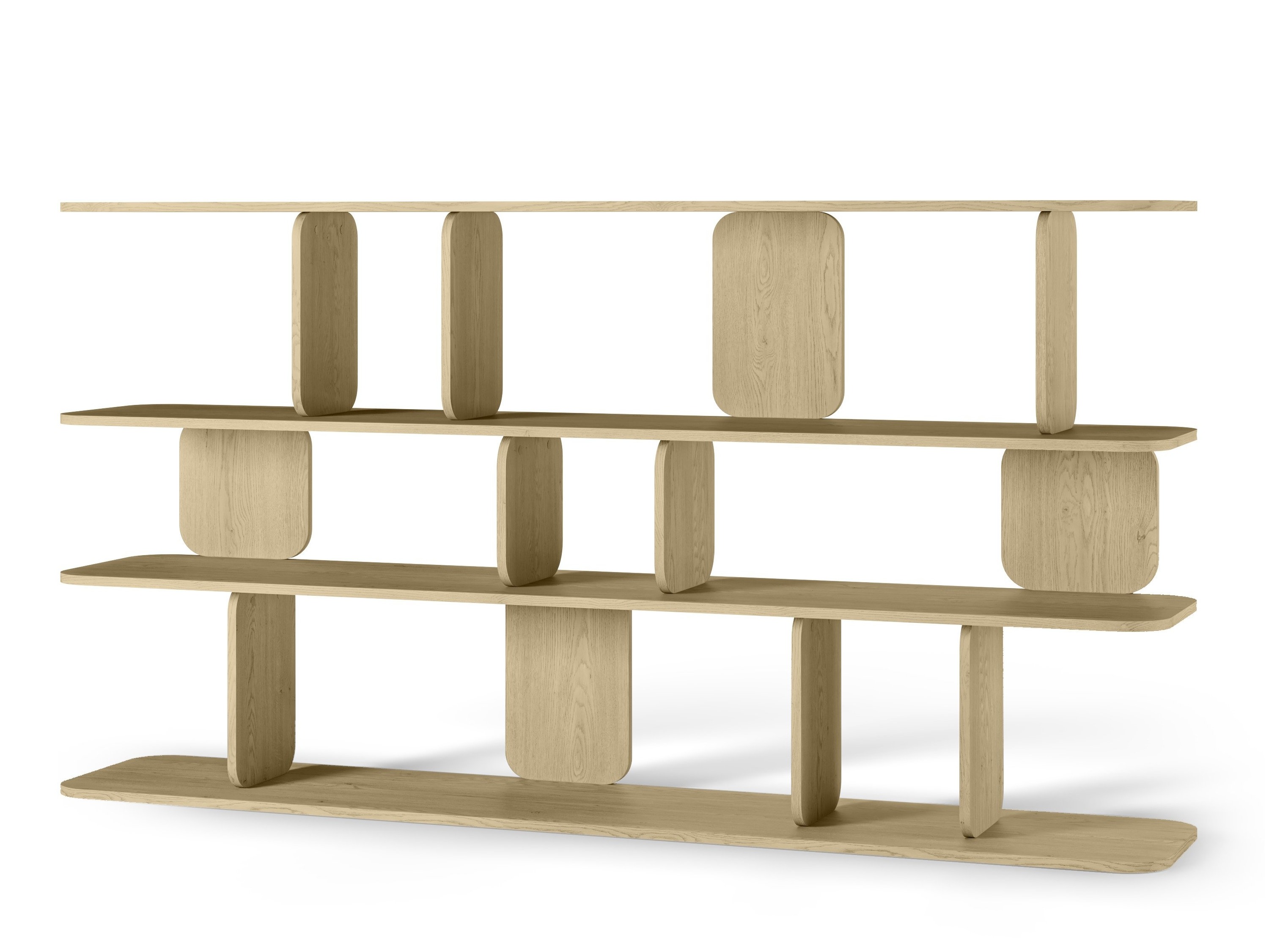 Könyvespolc Burleson 464 (Torro tölgy)