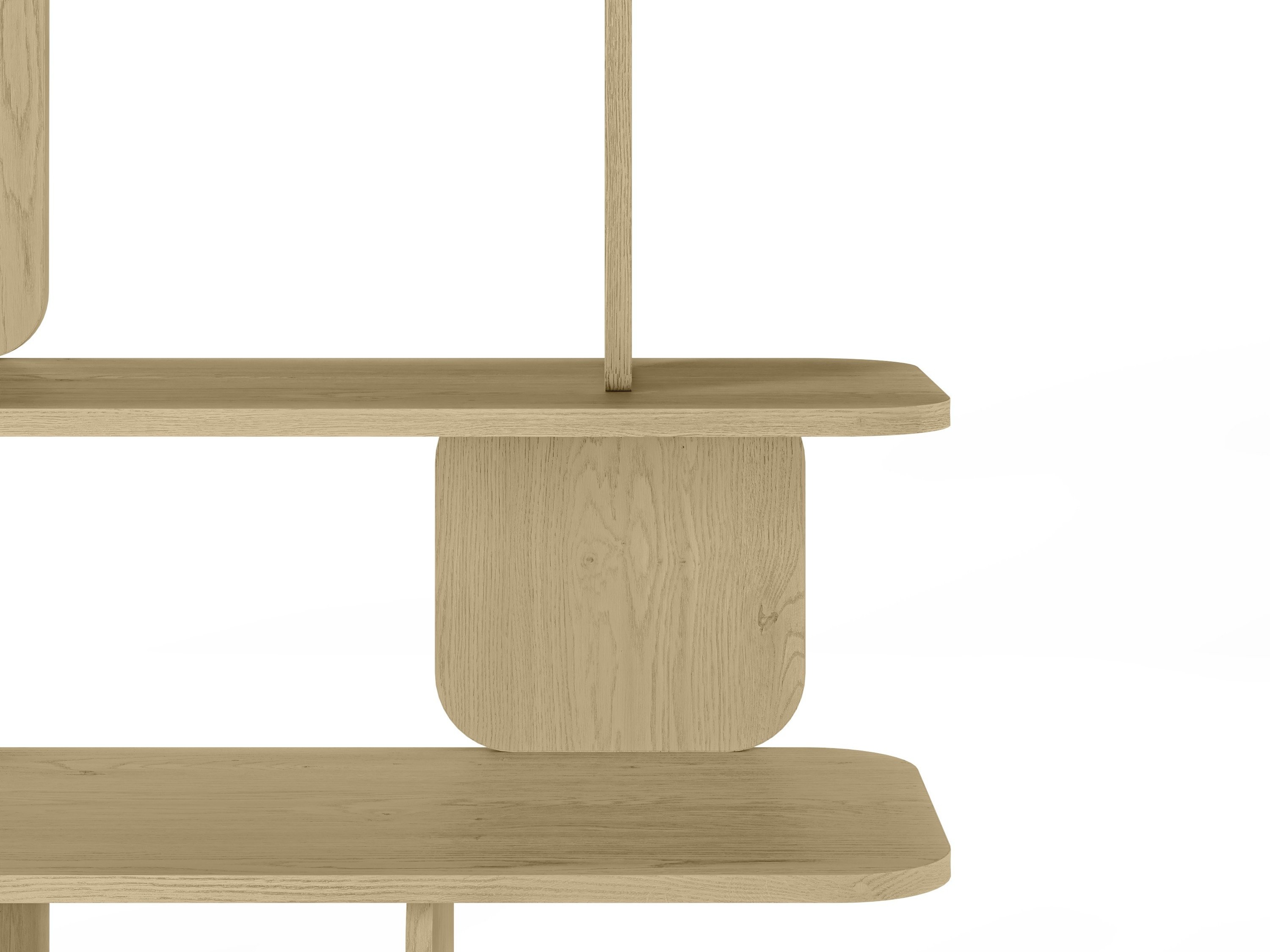 Könyvespolc Burleson 464 (Torro tölgy)