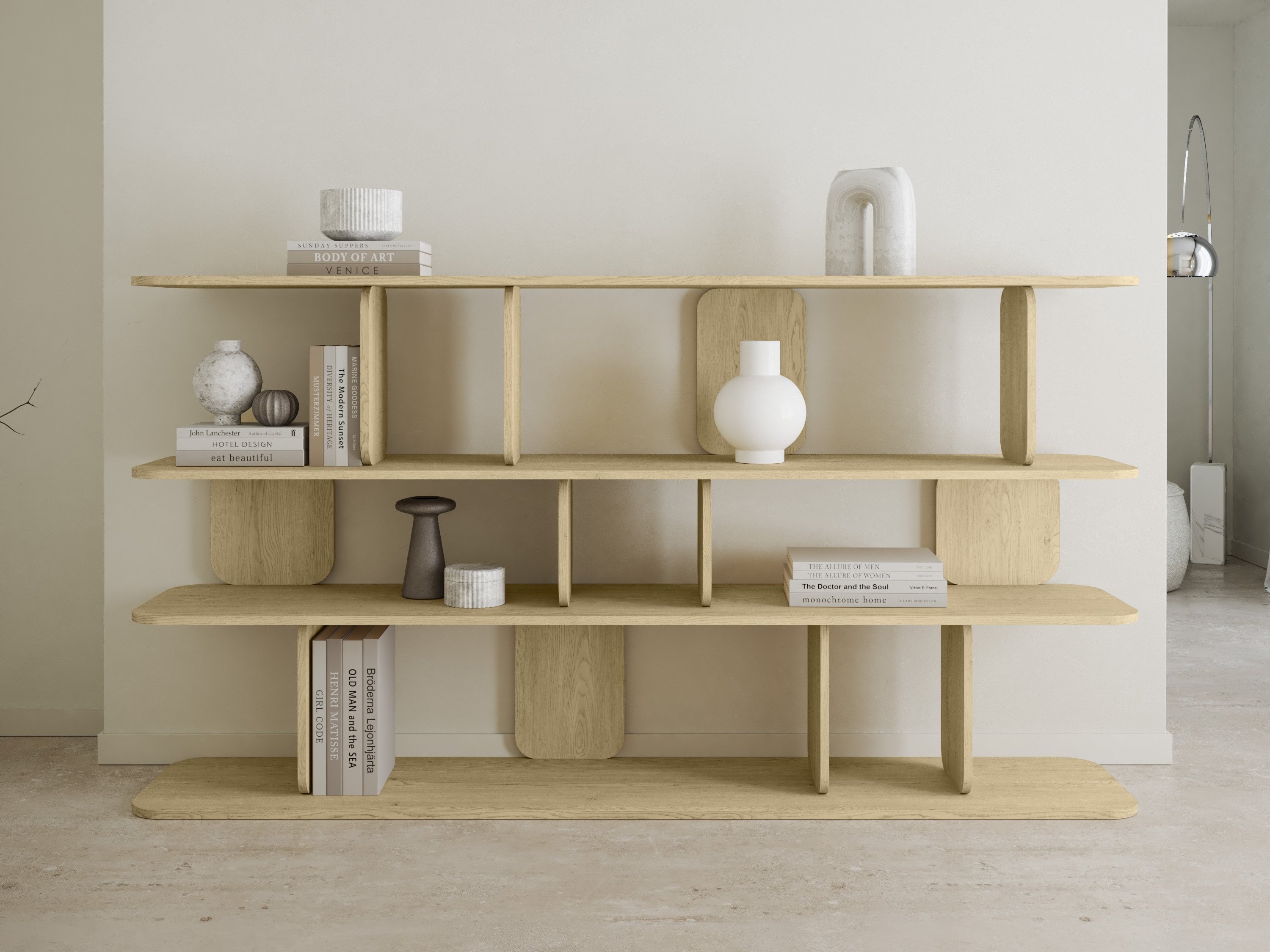 Könyvespolc Burleson 464 (Torro tölgy)