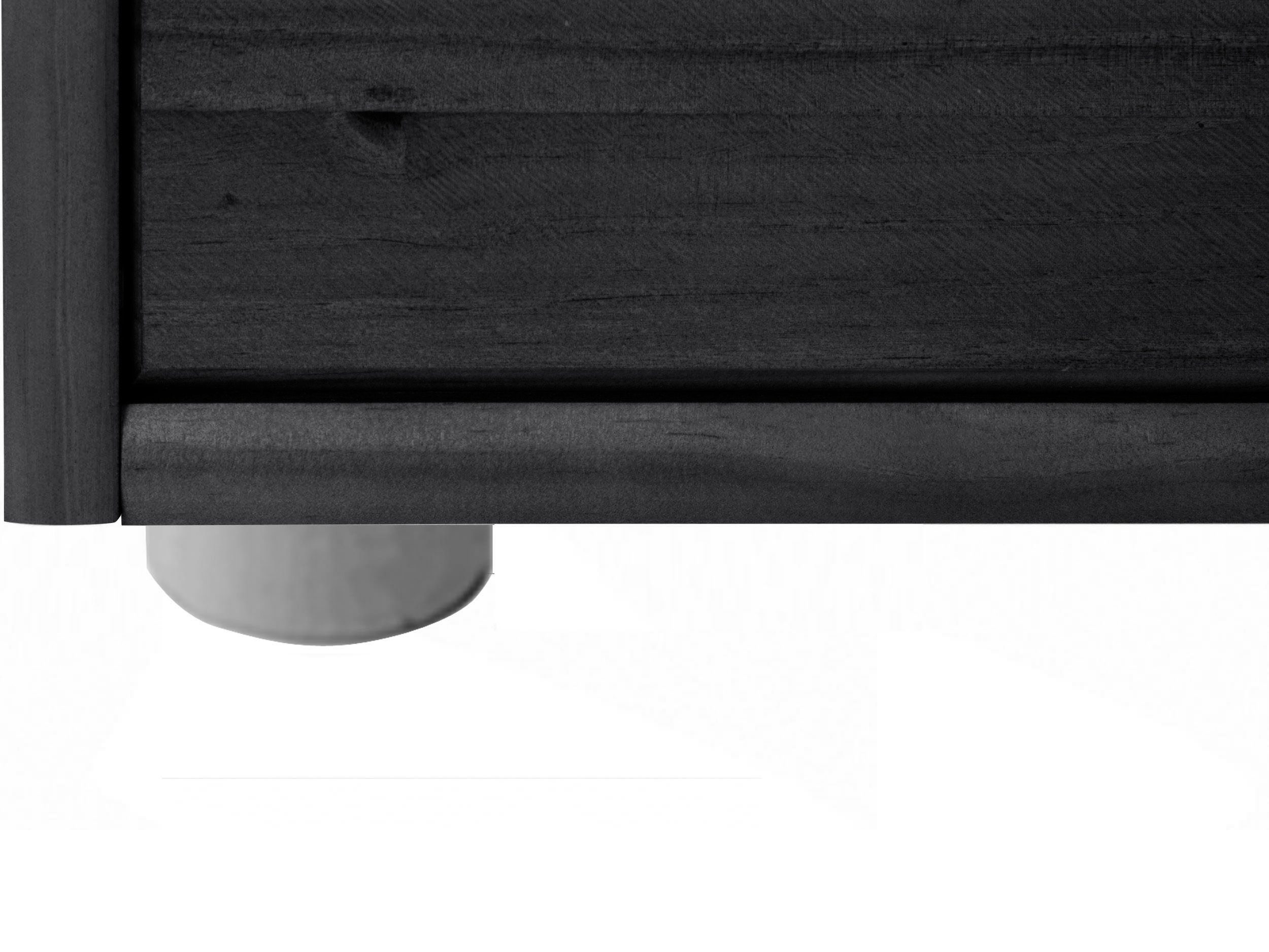 Komód Denton 138 (Fekete)