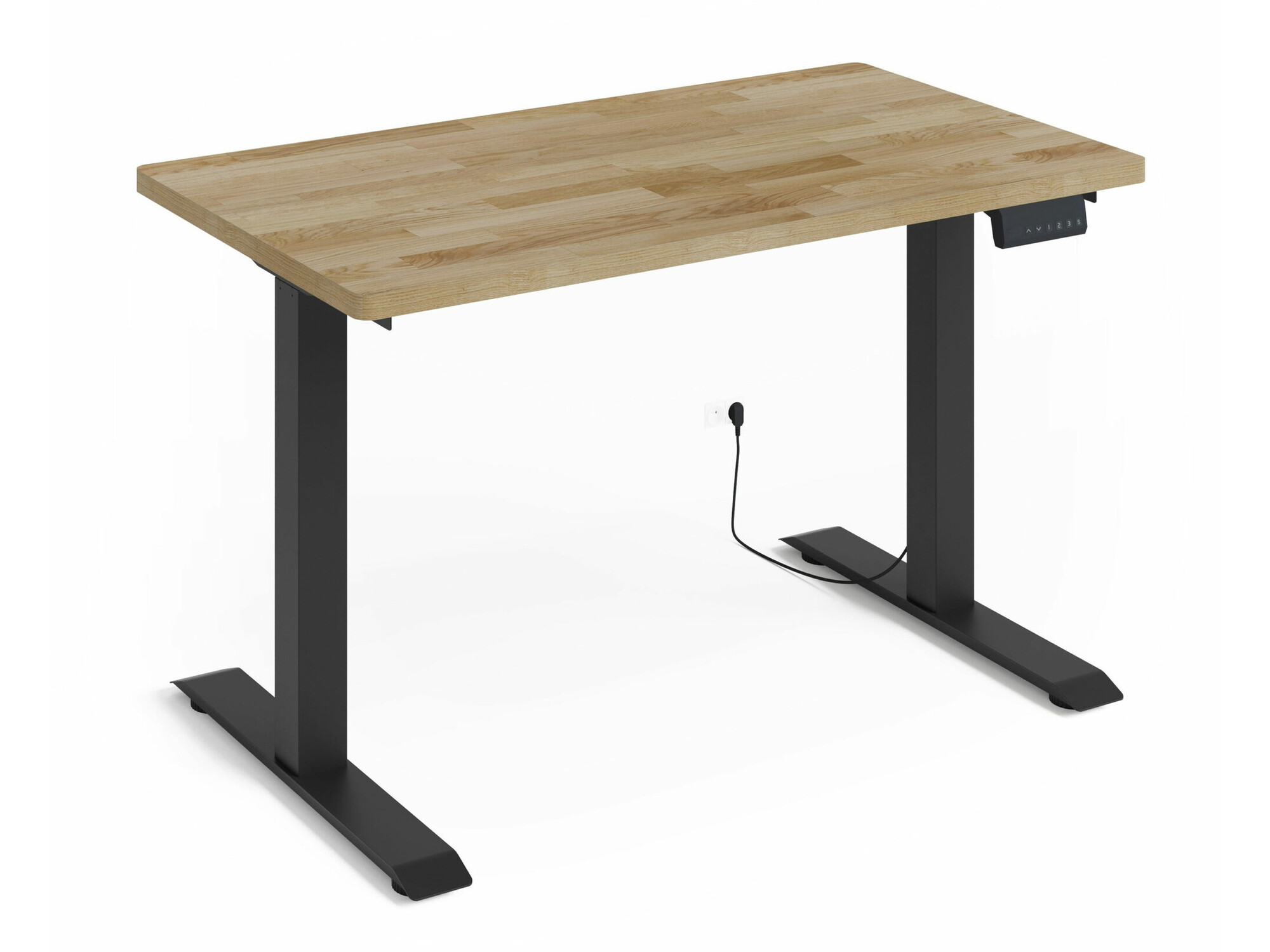 Állítható magasságú íróasztal Buffalo 200 (Fekete)