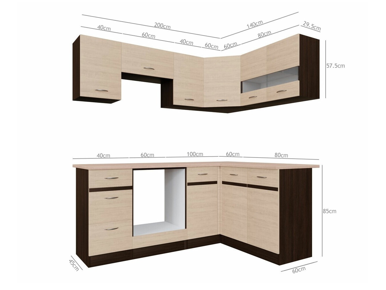 Moduláris konyha szett Eli Light 115