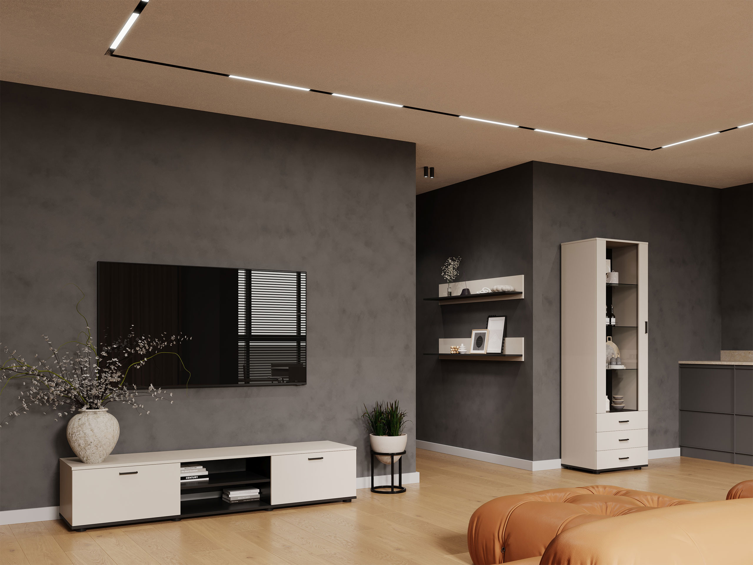 Nappali szett Tornola 107 (Kasmír + Fekete)