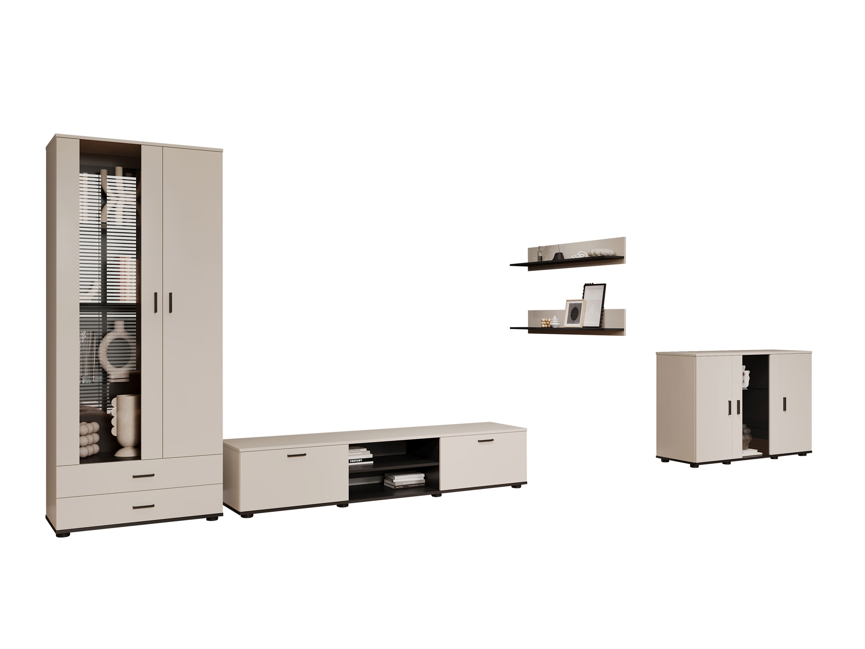 Nappali szett Tornola 116 (Kasmír + Fekete)