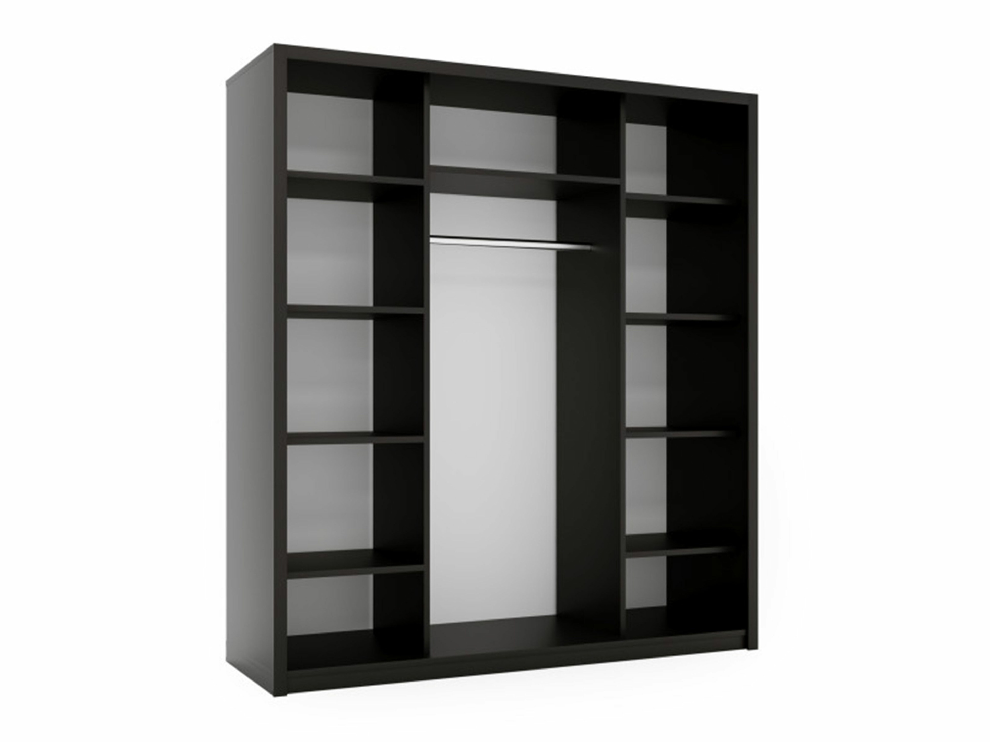 Gardróbszekrény Murrieta 192 (Fekete + Sárga)