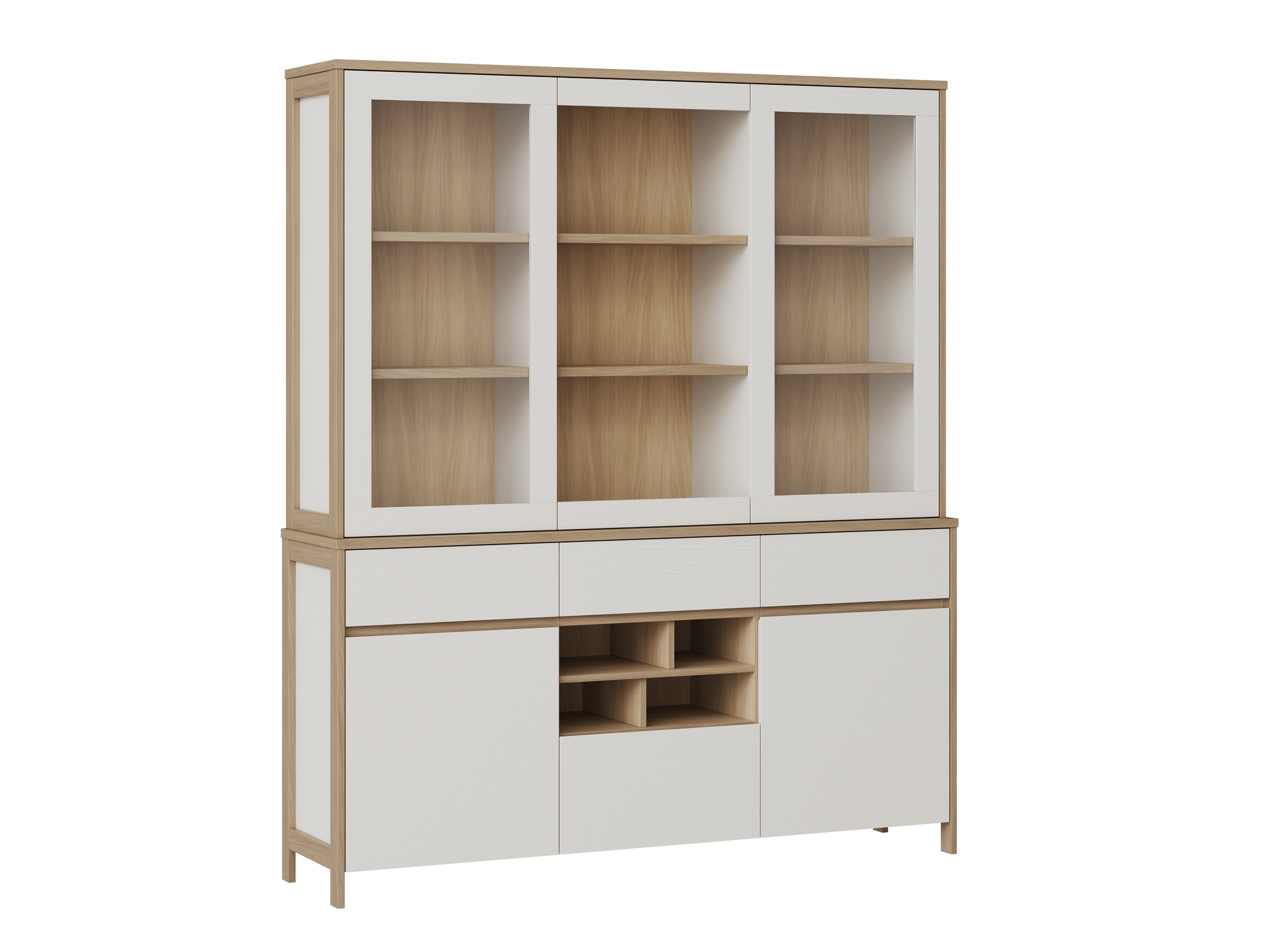 Könyvespolc Fermaru 100 (Fehér + Tölgy)