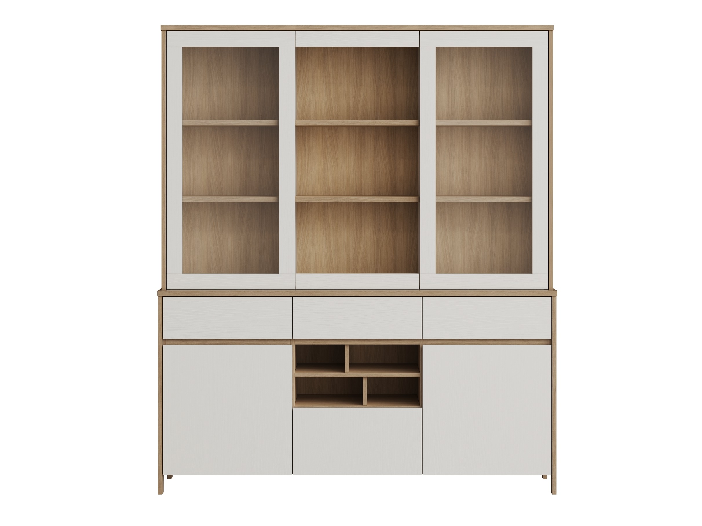 Könyvespolc Fermaru 100 (Fehér + Tölgy)