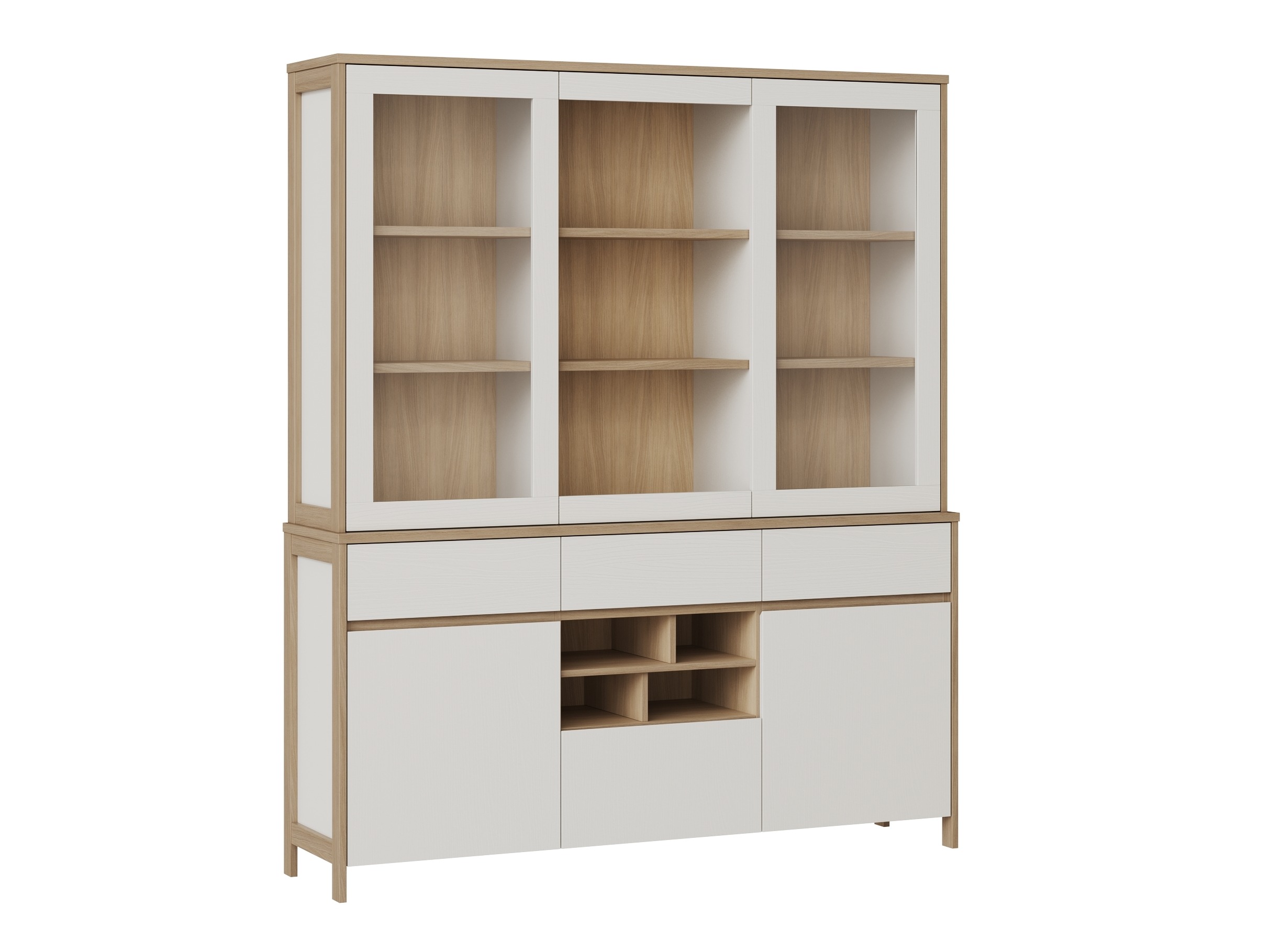 Könyvespolc Fermaru 100 (Fehér + Tölgy)