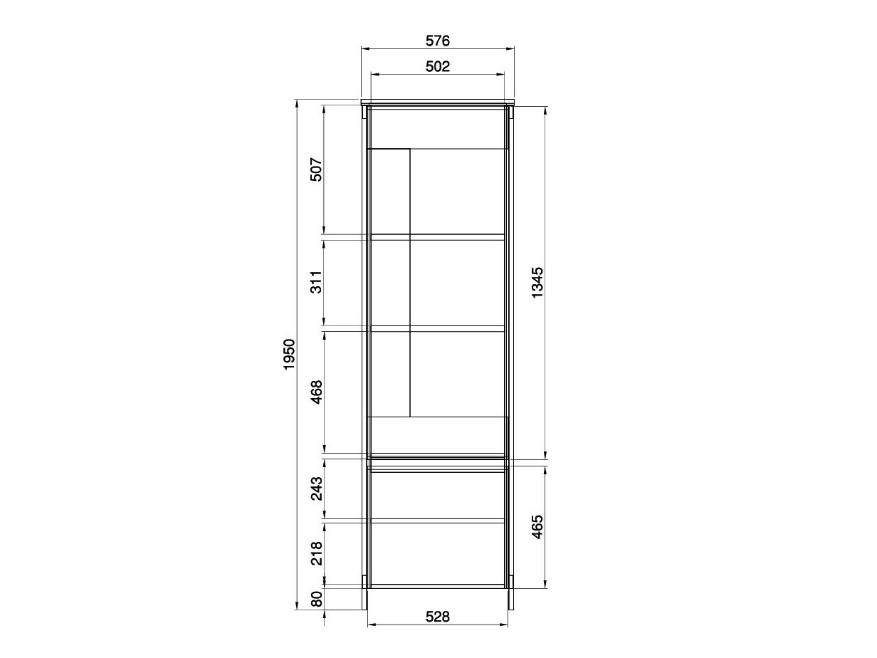Könyvespolc Fermaru 101 (Poros zöld + Tölgy)
