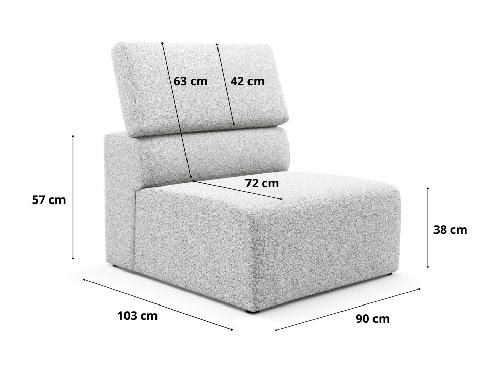 Moduláris fotelek Virorle 101 (Puente 92)