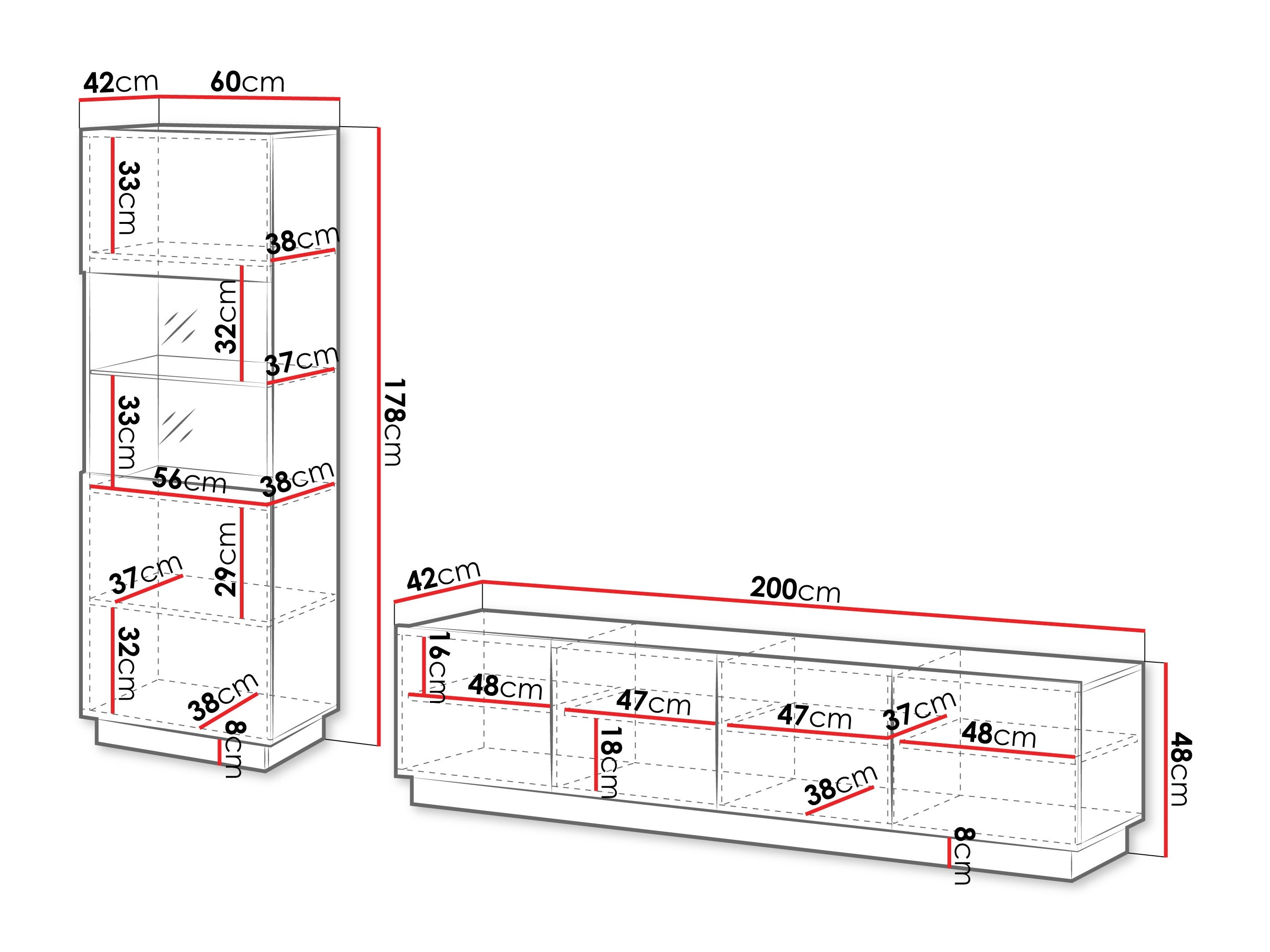 Nappali szett Lingua (Fehér)