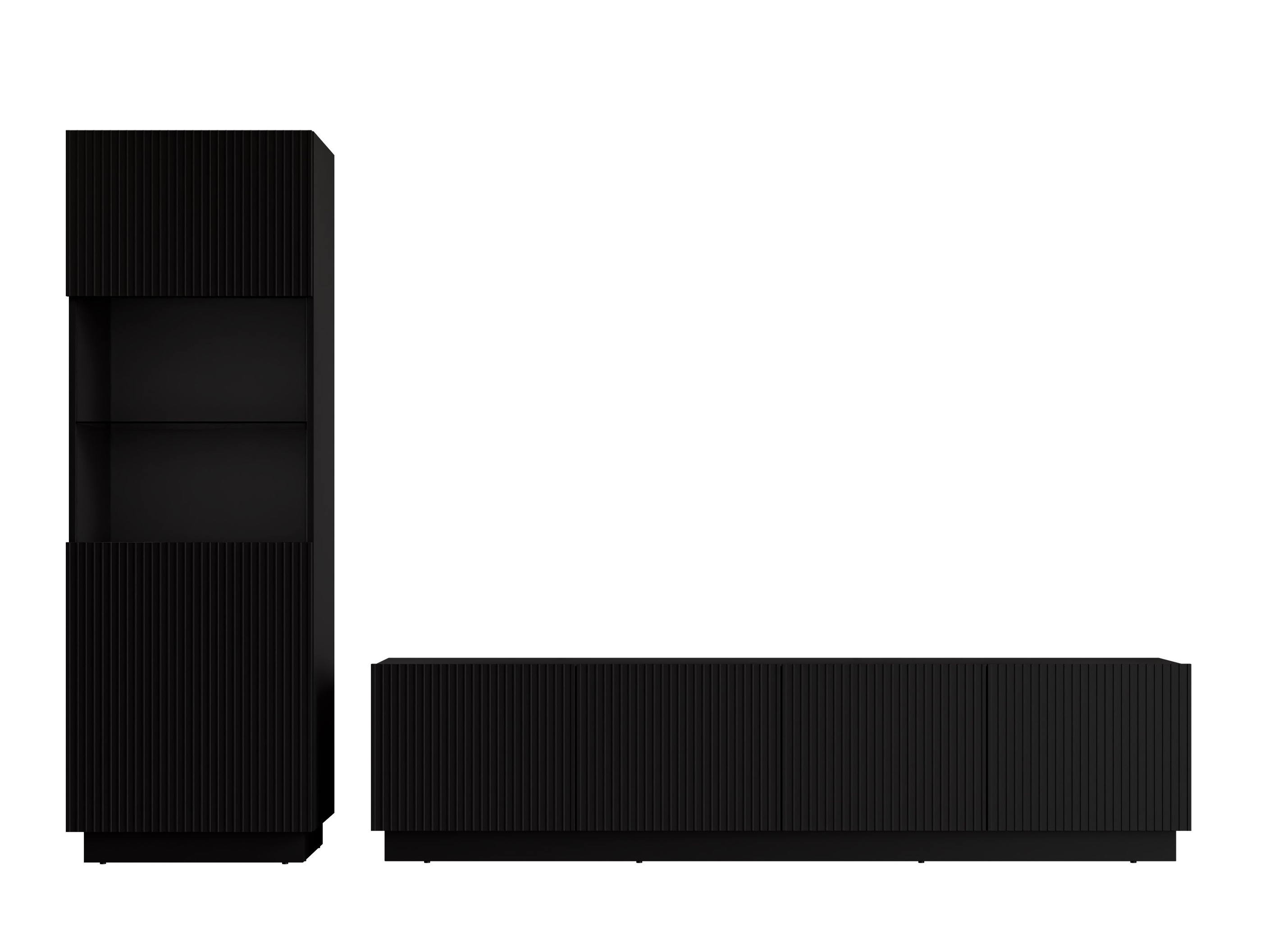 Nappali szett Lingua (Fekete)