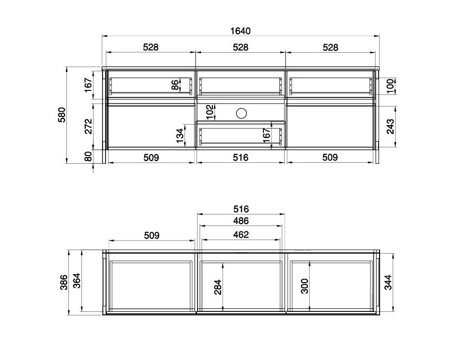 TV-állvány Fermaru 102 (Poros zöld + Tölgy)