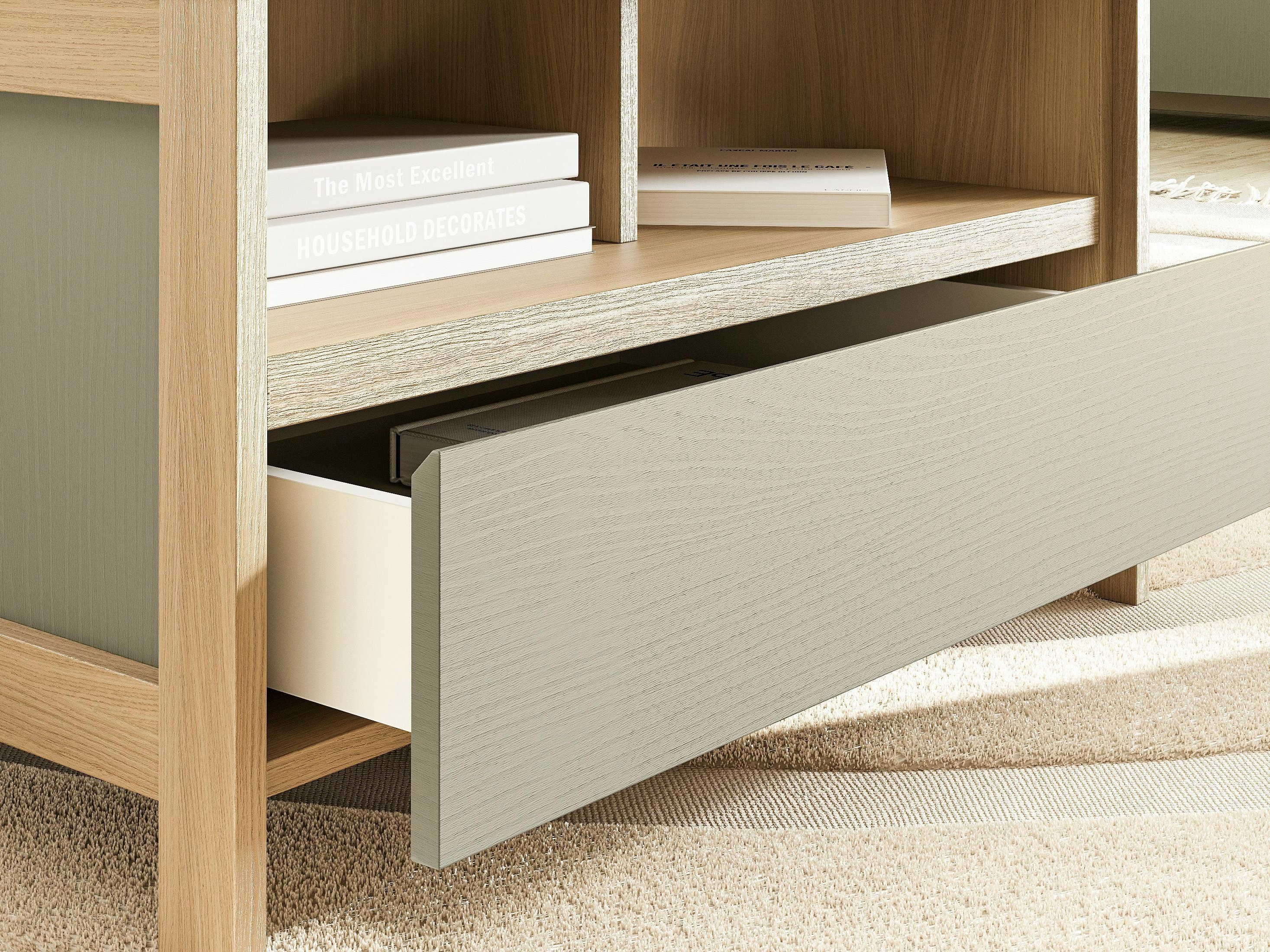 Dohányzóasztal Fermaru 107 (Poros zöld + Tölgy)