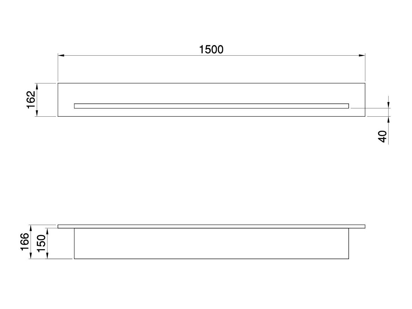 Fali polc Fermaru 108 (Poros zöld + Tölgy)