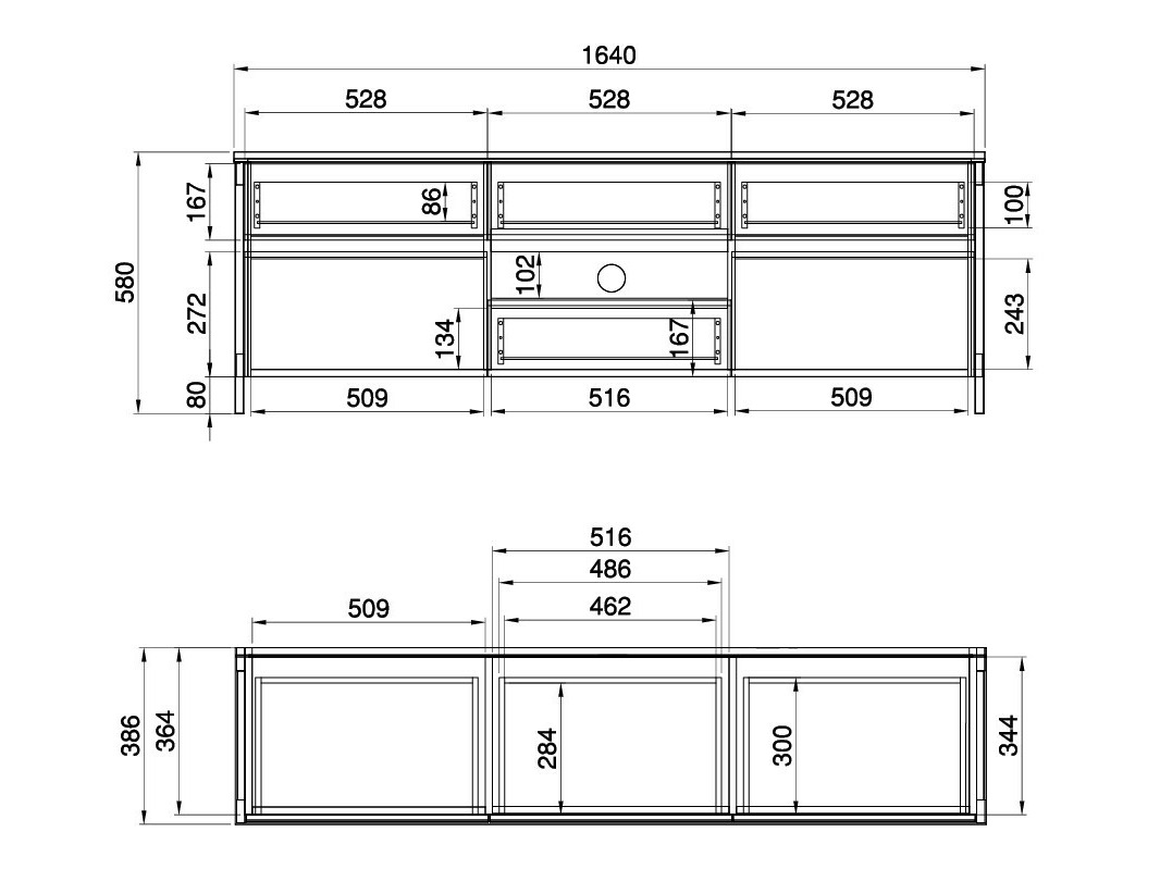 Nappali szett Fermaru 110 (Fehér + Tölgy)