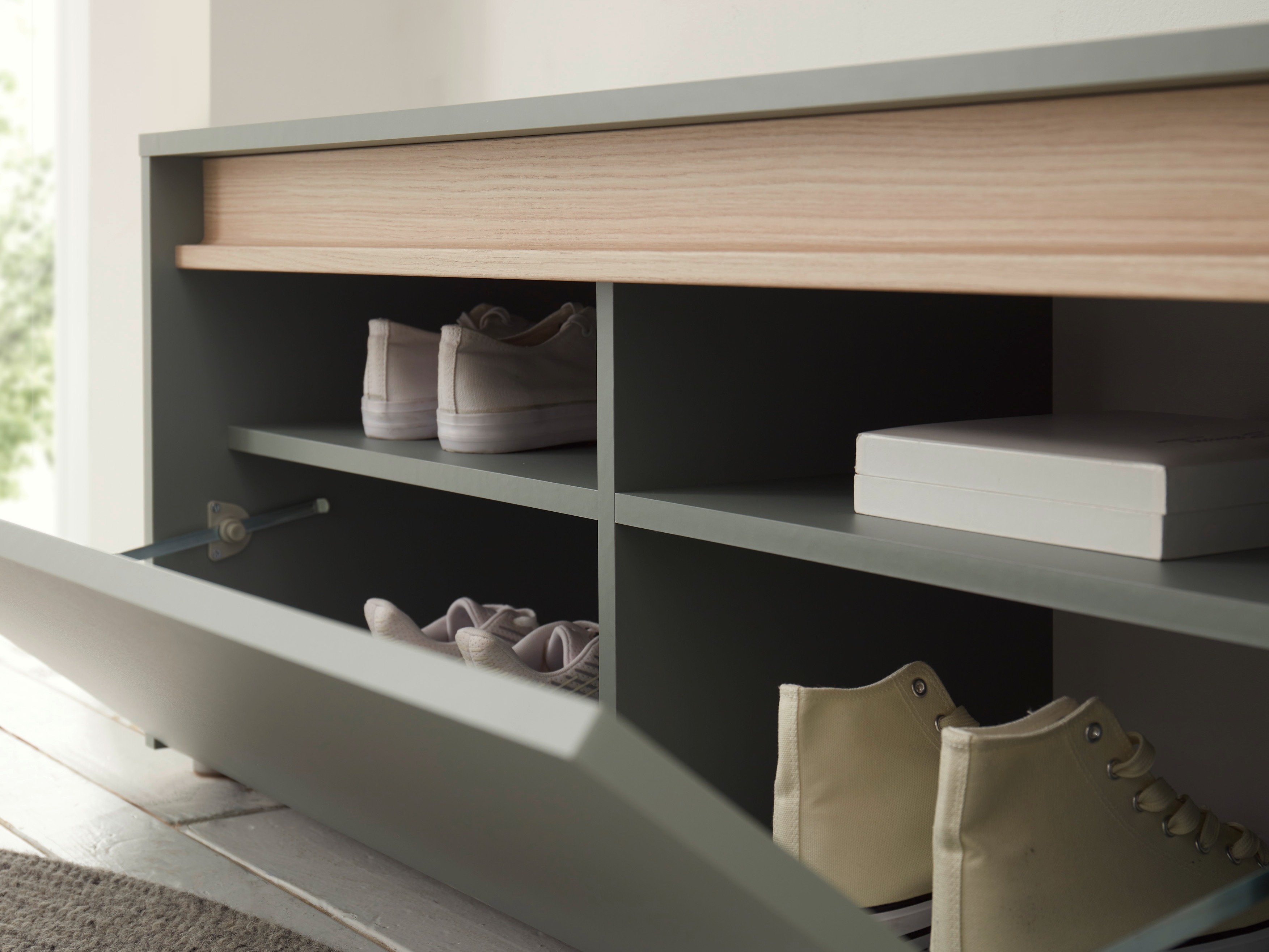 Cipőtároló Elbsori 163 (Zöld)