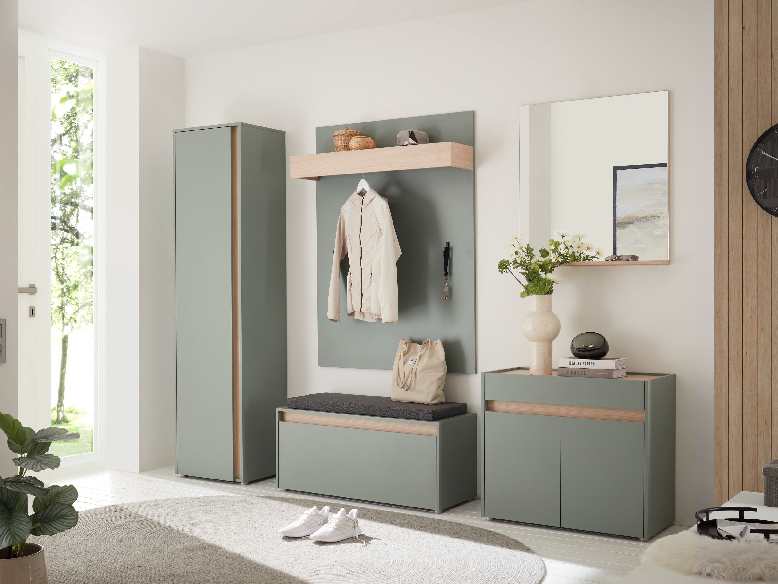 Cipőtároló Elbsori 163 (Zöld)