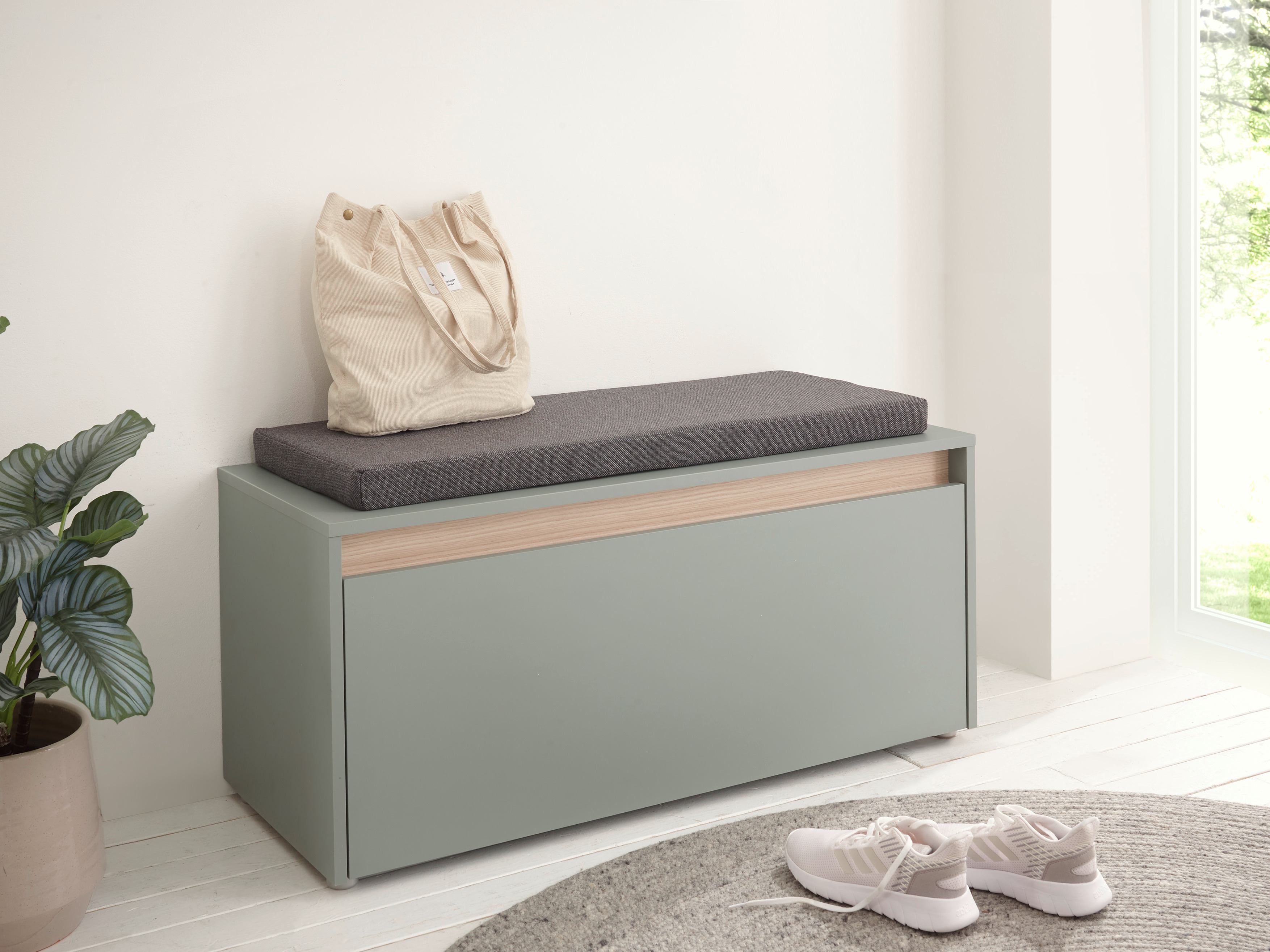 Cipőtároló Elbsori 164 (Zöld)